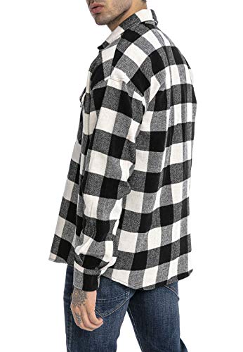 redbridge-karohemd-herren-holzf-llerhemd-schwarz-wei-gr-l image 6
