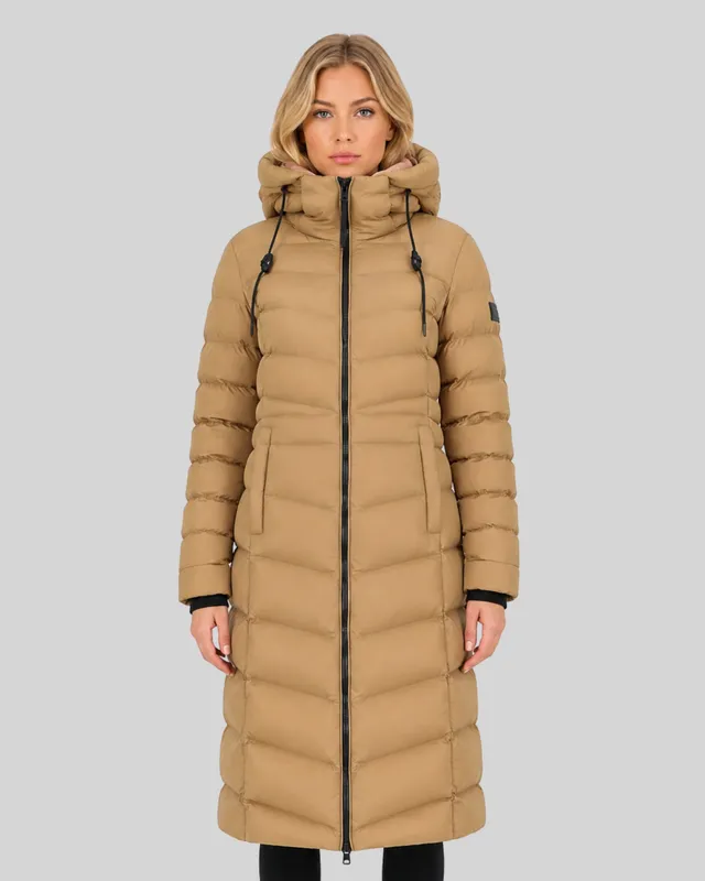 geographical-norway-berangere-damen-parka-lang-taupe-winter image 1