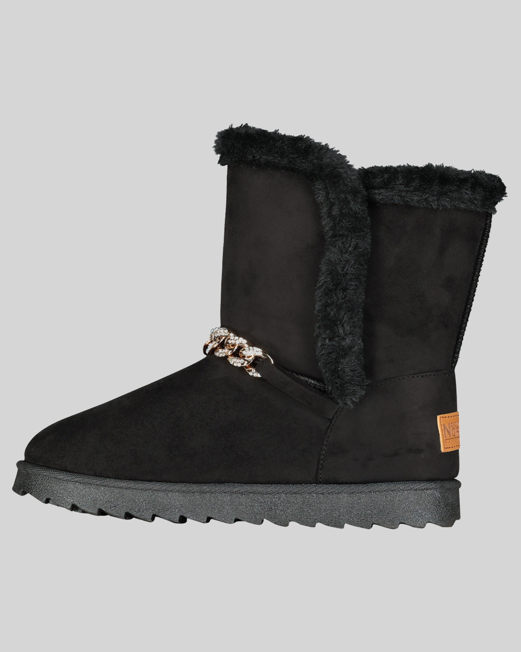 geographical-norway-oseille-damen-stiefeletten-mit-kunstfellfutter-schwarz-36 image 4