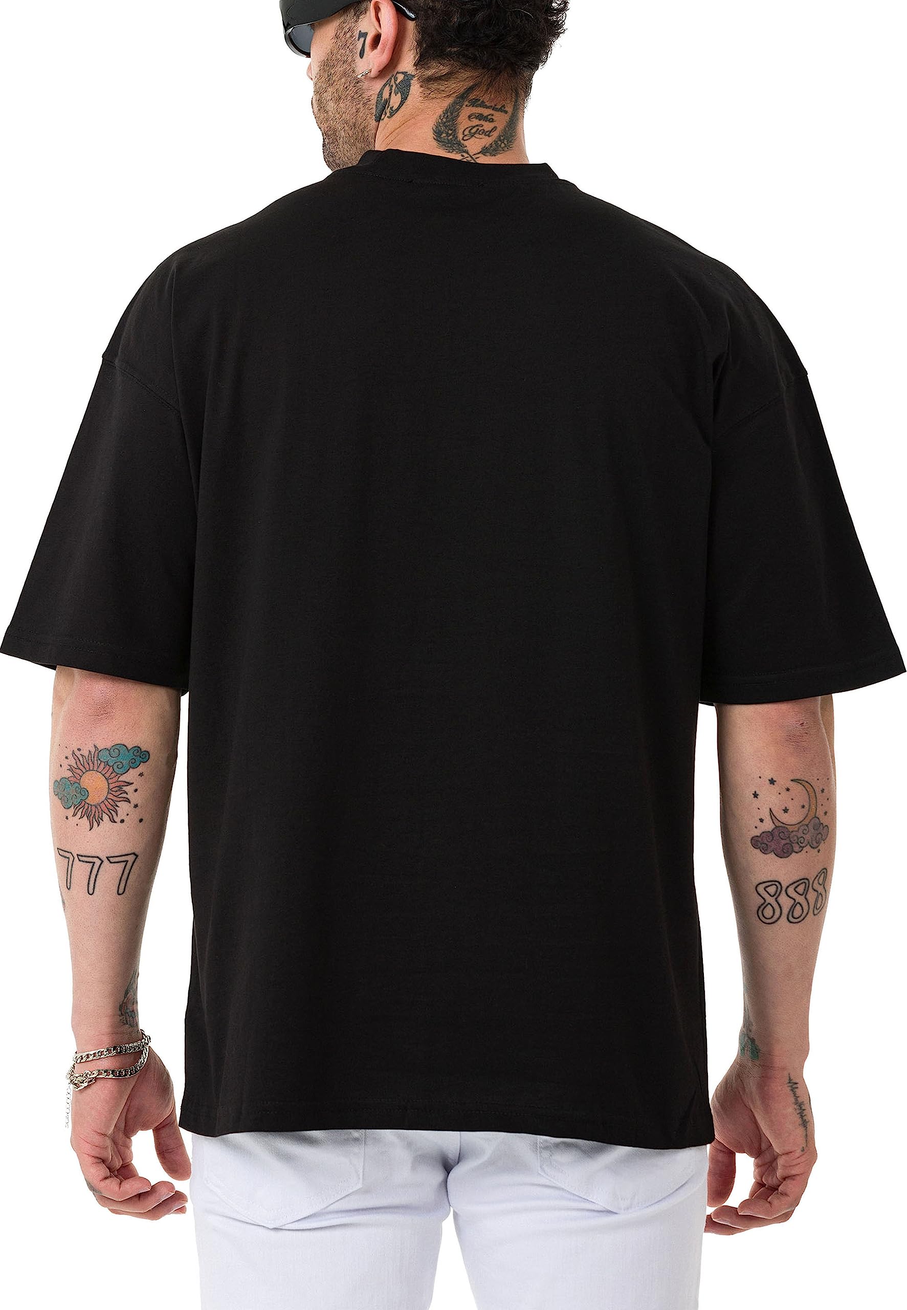 redbridge-t-shirts-t-shirt-herren-schwarz-dollar-print-baumwolle image 3
