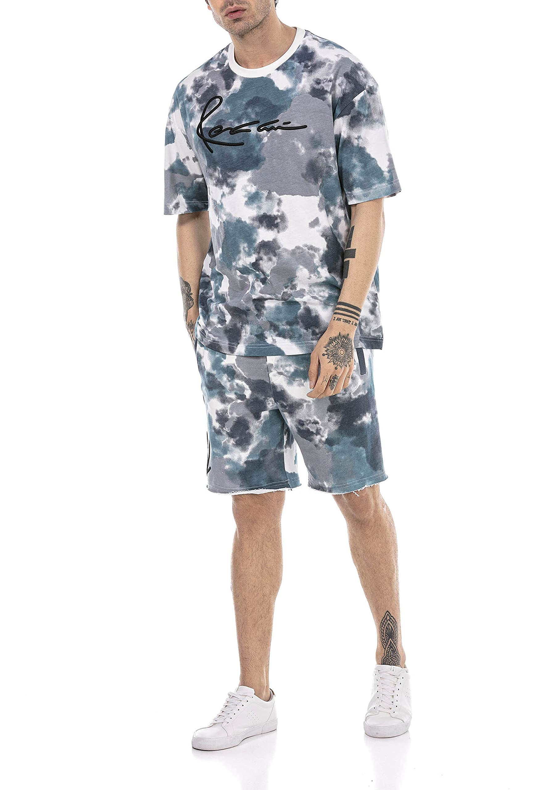 redbridge-sommer-set-batik-t-shirt-shorts-lila-batik-2-teilig image 7