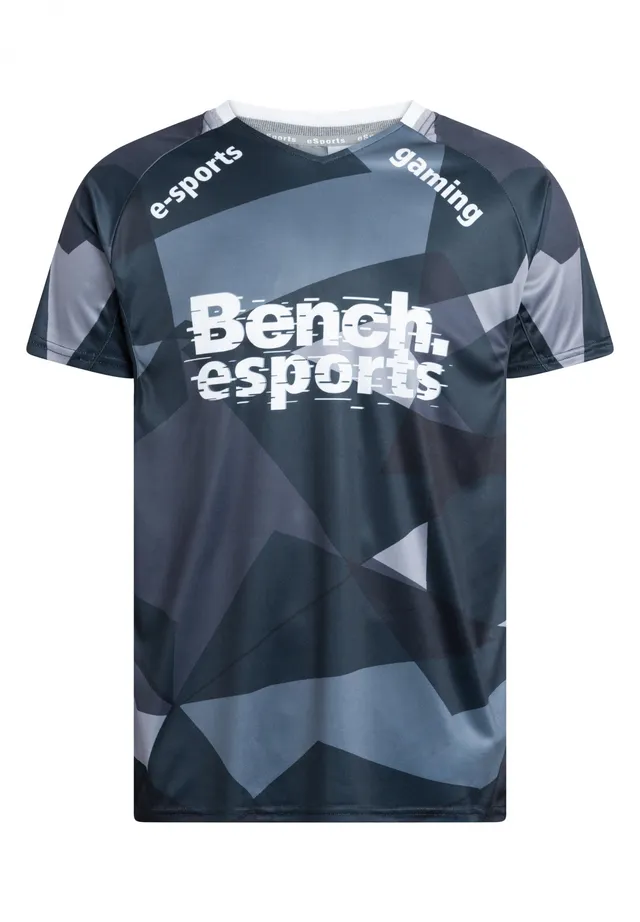 bench-loot-gaming-t-shirt-herren-schwarz-grau image 1