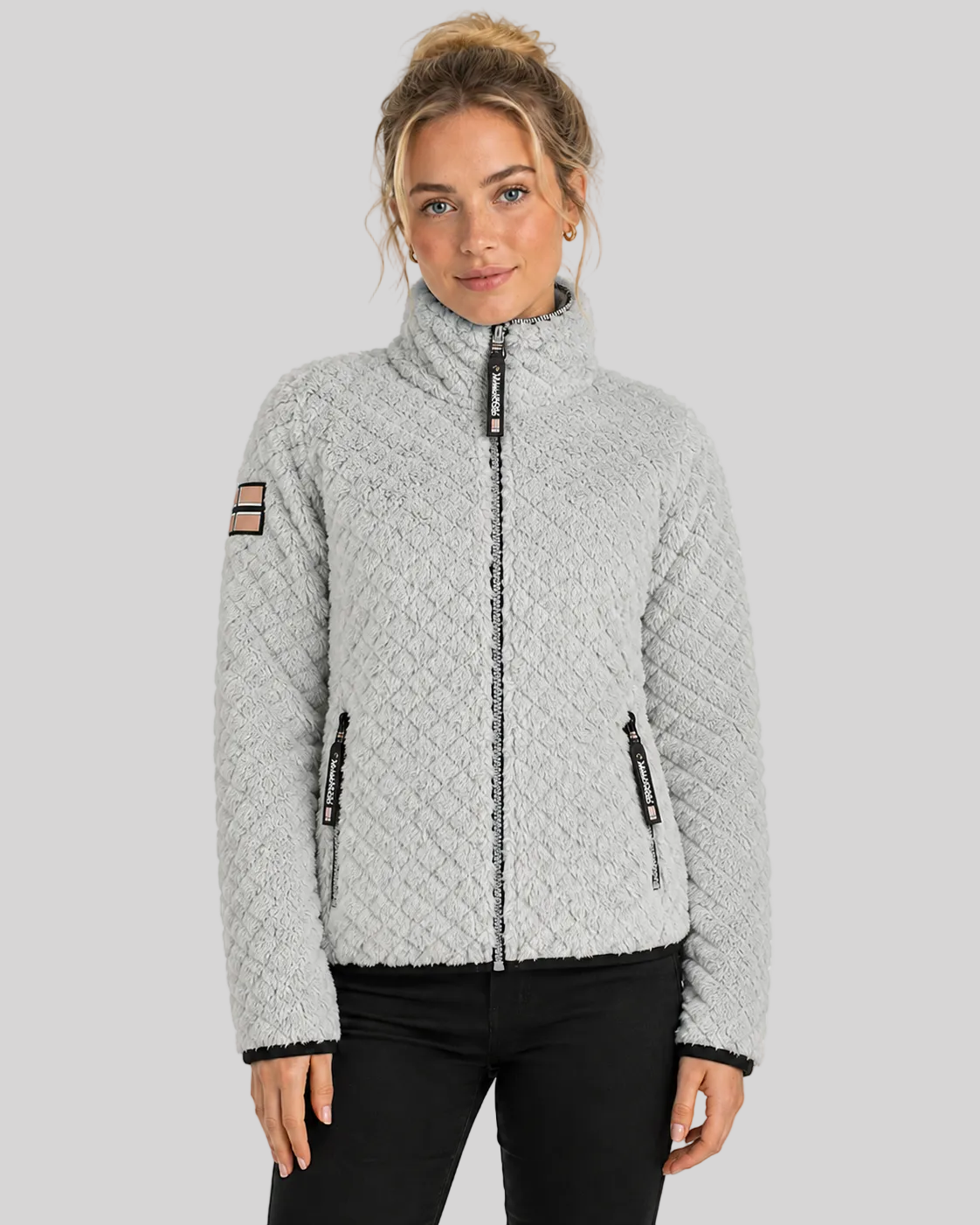 geographical-norway-uparola-damen-fleecejacke-marine-fleece image 6