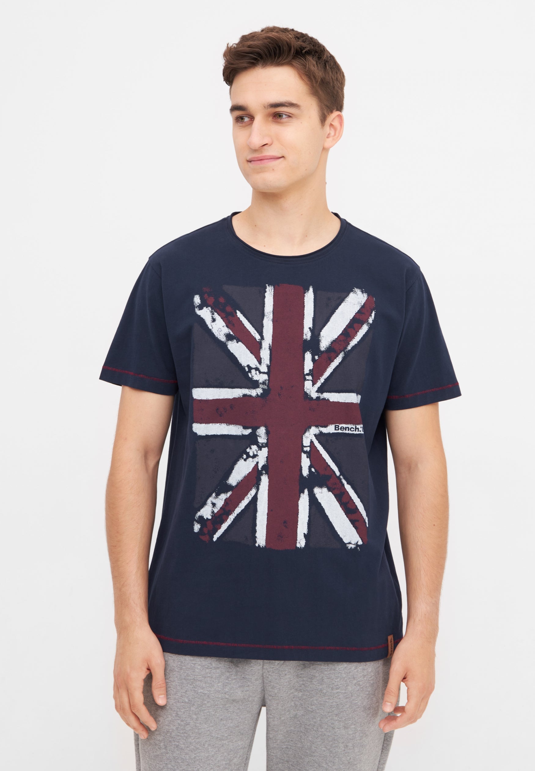 bench-halmstadt-t-shirt-herren-maritime-blue-union-jack image 2