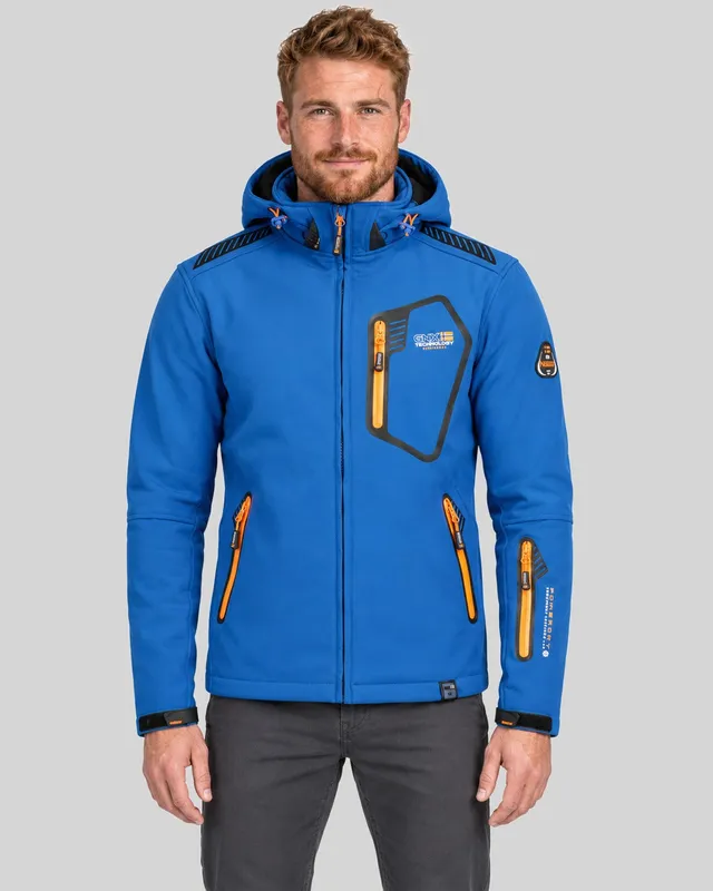 geographical-norway-tanada-softshelljacke-herren-schwarz-kapuze image 1