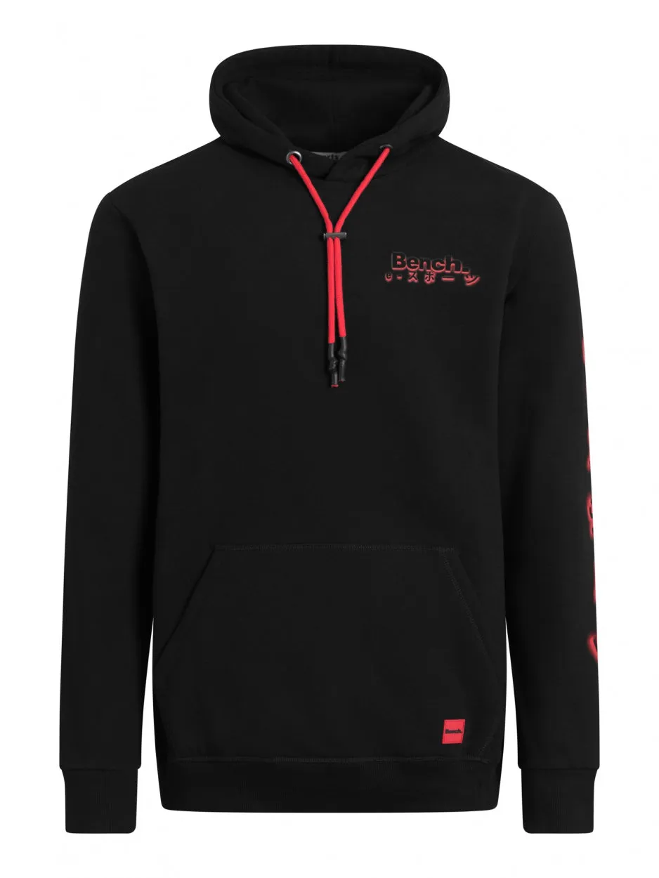 bench-clutch-hoodie-herren-rot-bio-baumwolle-regular-fit image 1