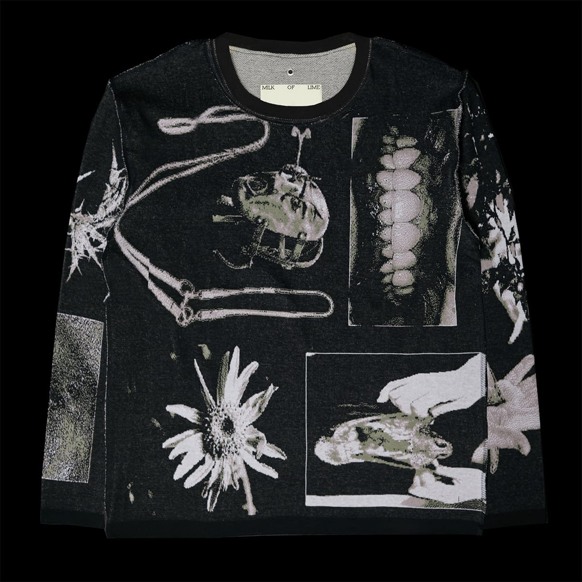 milk-of-lime-garments-poison-garden-sweater image 1
