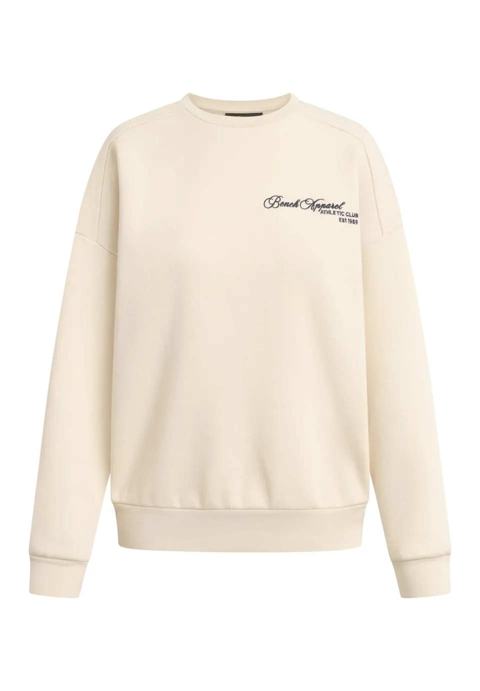 bench-desta-sweatshirt-damen-egret-stickerei image 1