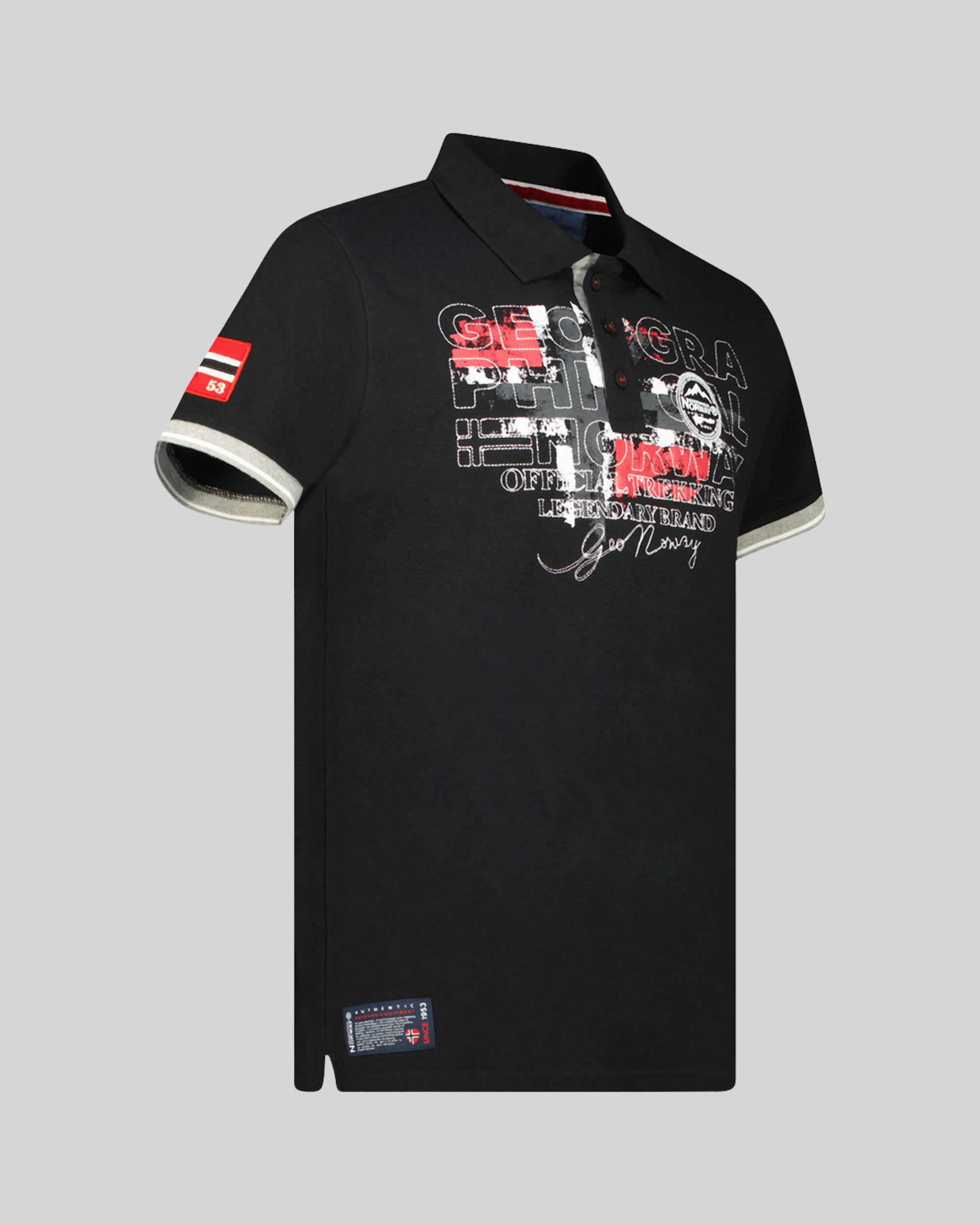 geographical-norway-kutta-herren-polo-schwarz-kurzarm image 3