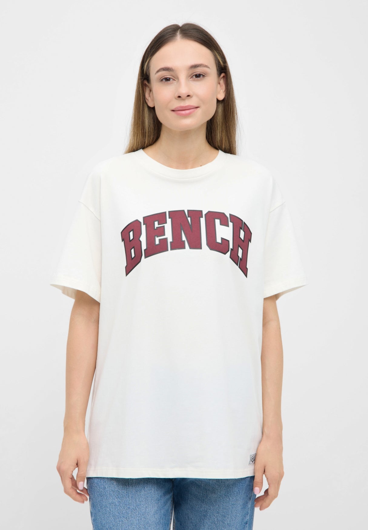 bench-lilja-t-shirt-damen-egret-regular-fit image 2