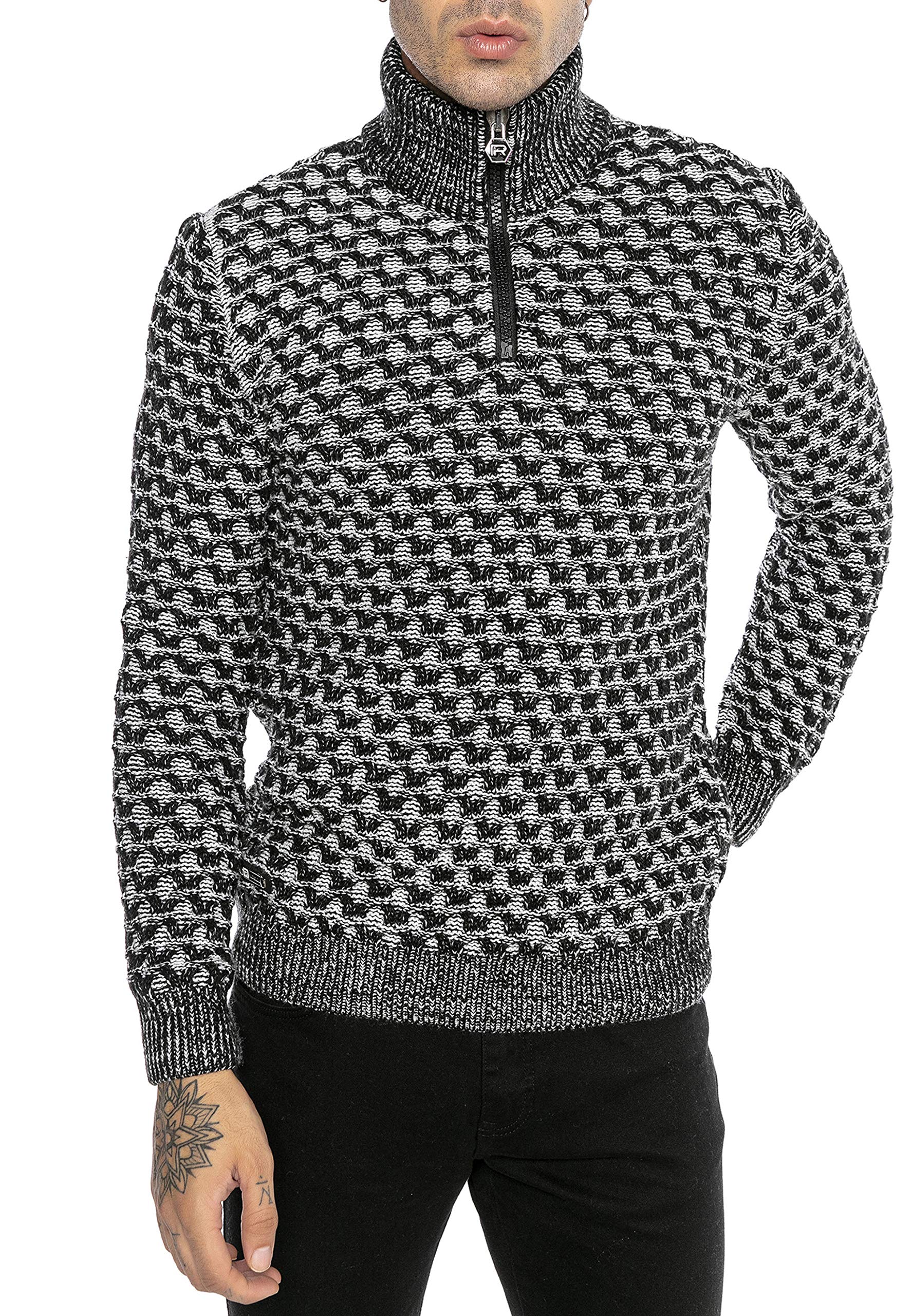 redbridge-strickpullover-herren-stehkragen-shell-gr-l image 5