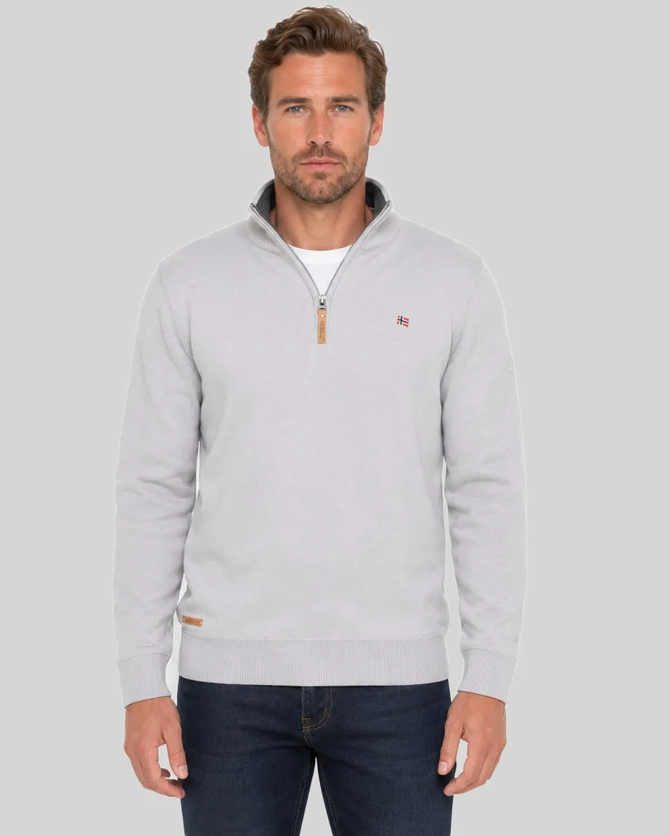 geographical-norway-fregate-hz-pullover-herren-schwarz-mit-rei-verschluss image 1