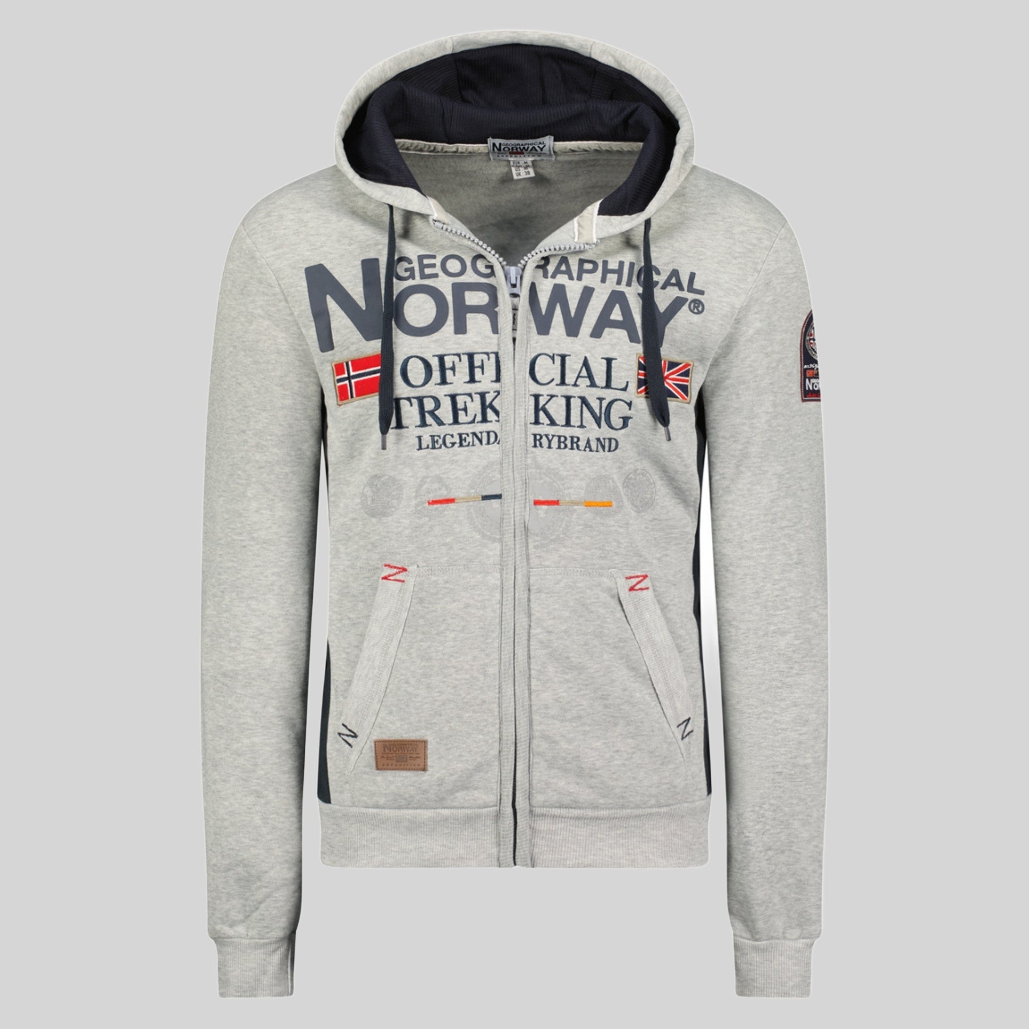 geographical-norway-gafont-herren-zip-hoodie-schwarz image 1