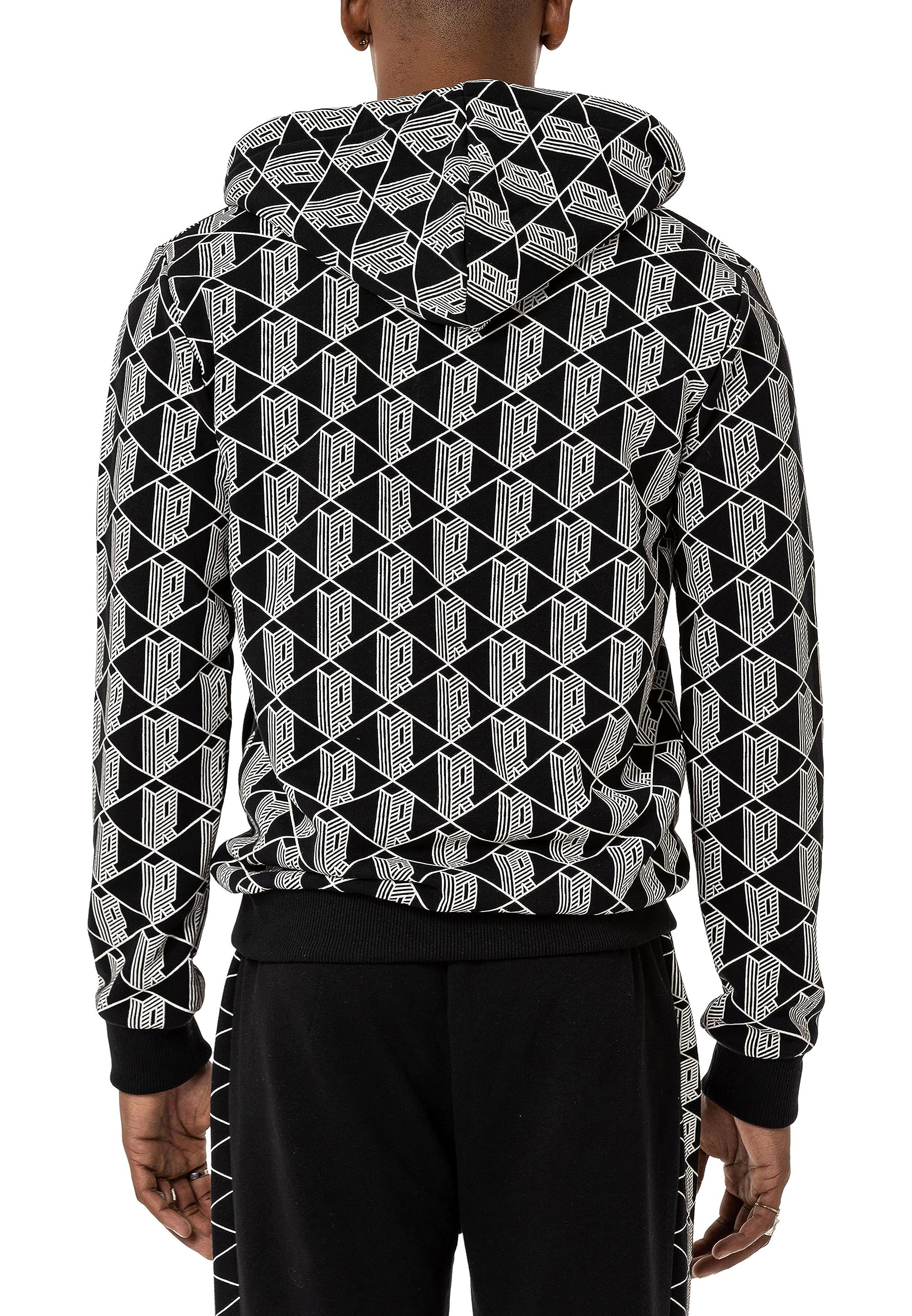 redbridge-pullover-herren-zip-hoodie-schwarz-3d-r image 4