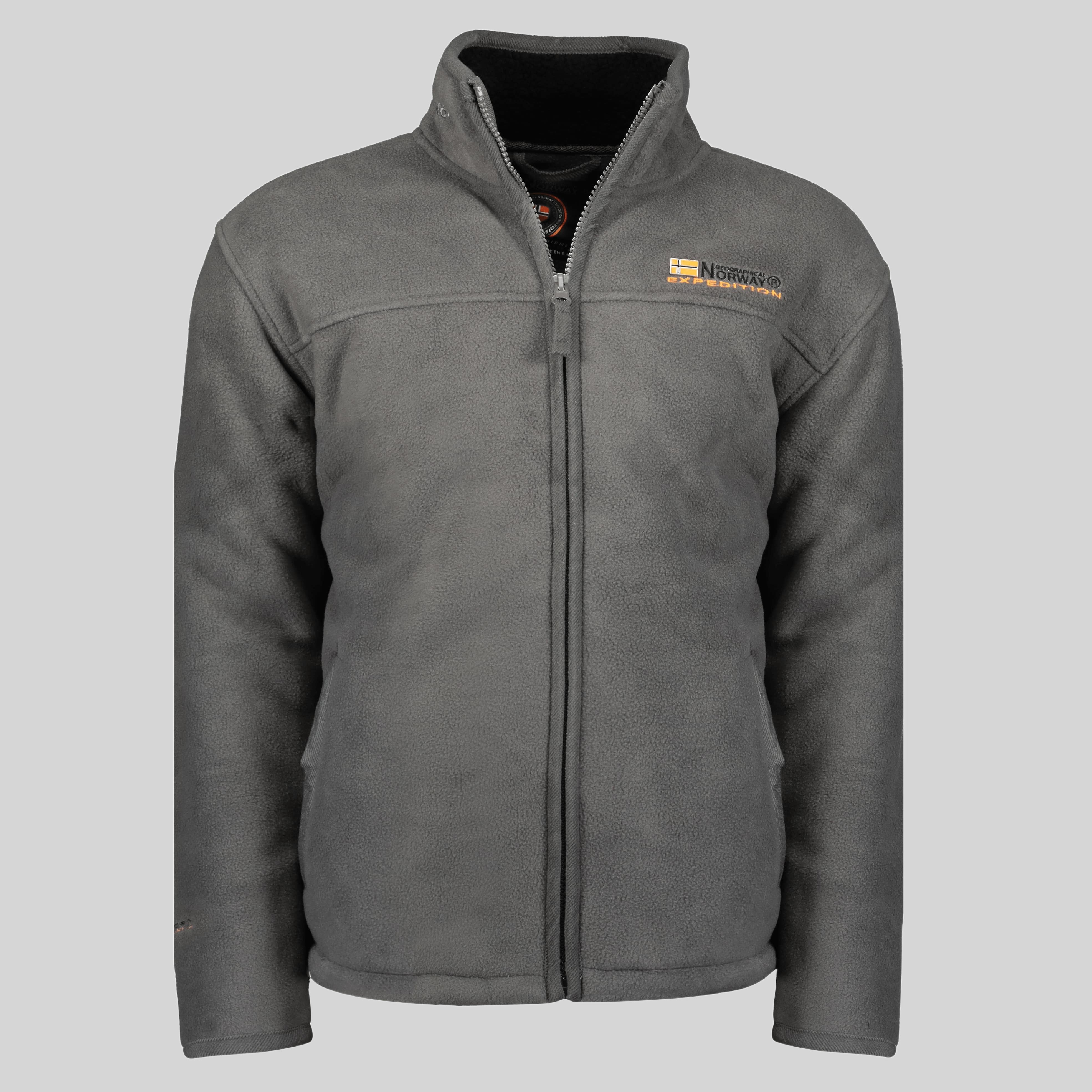 geographical-norway-usine-herren-fleecejacke-dunkelgrau-sherpa image 3