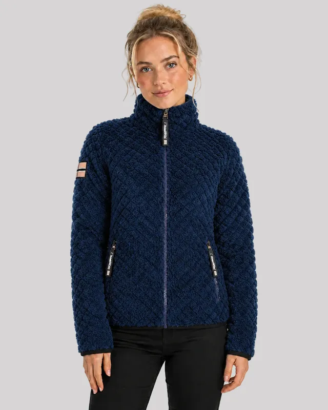 geographical-norway-uparola-damen-fleecejacke-marine-fleece image 1