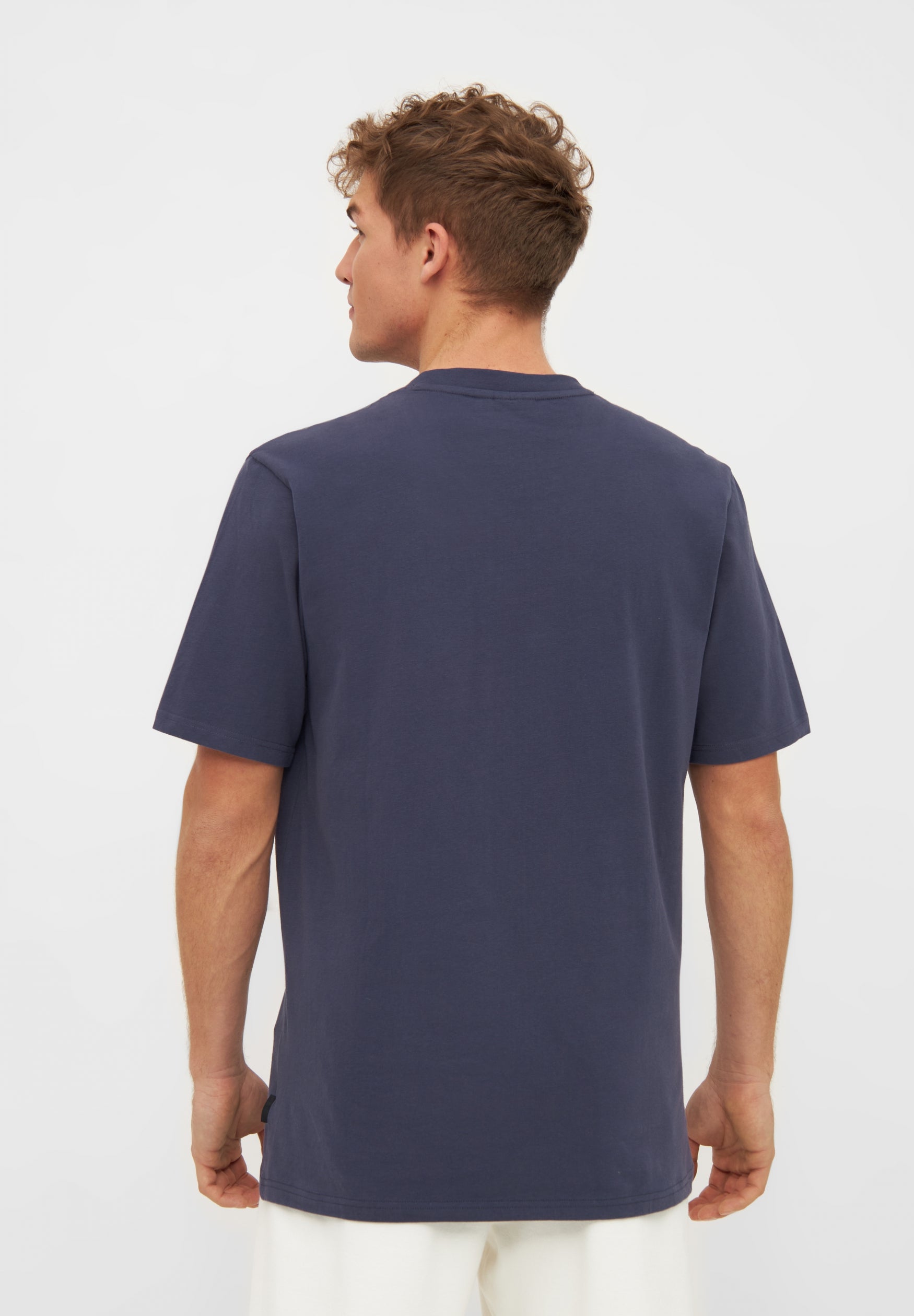 bench-memphis-t-shirt-herren-v-ausschnitt-grau-basic image 3