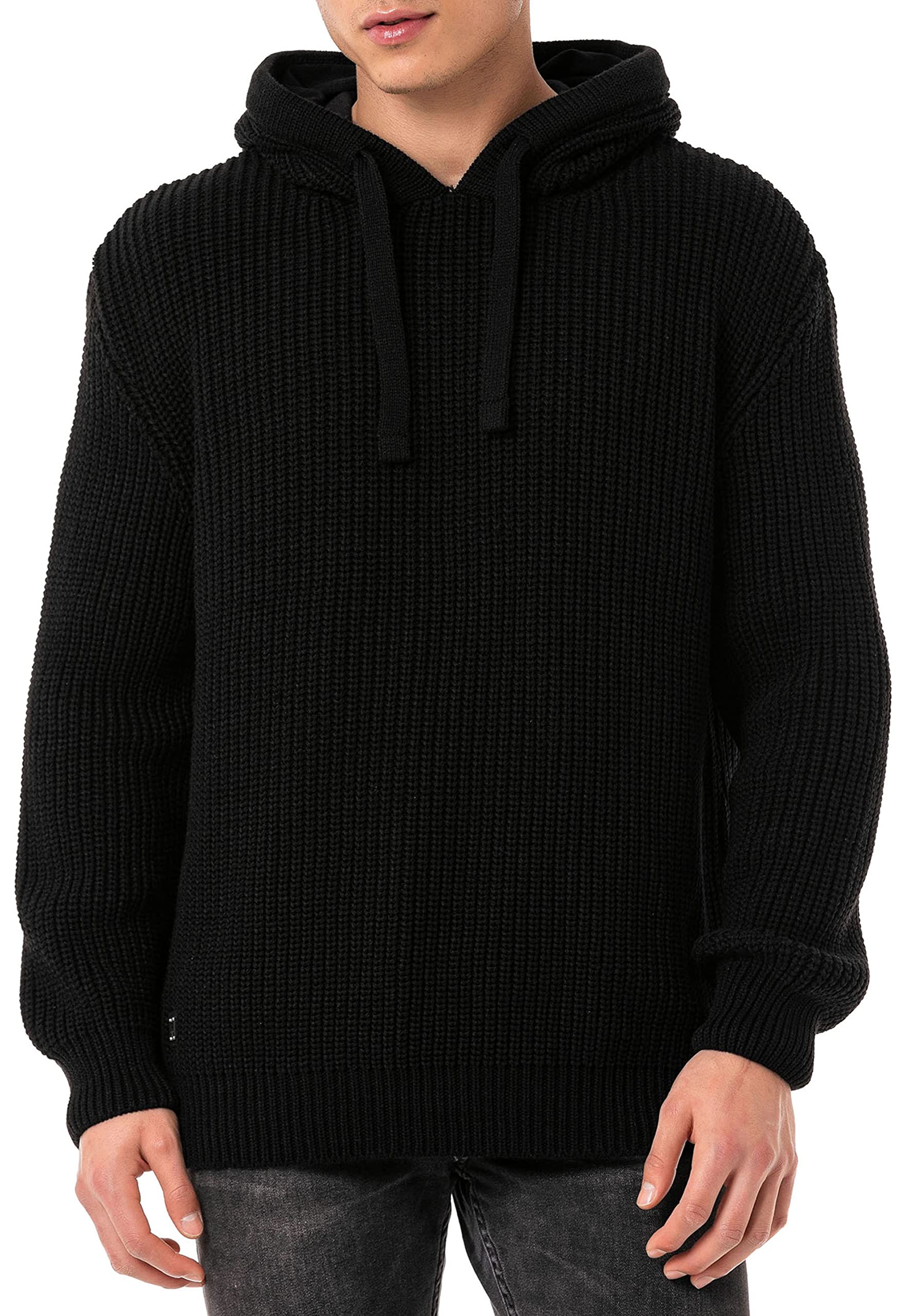 redbridge-pullover-strickpullover-hoodie-mit-kapuze-baumwolle image 1