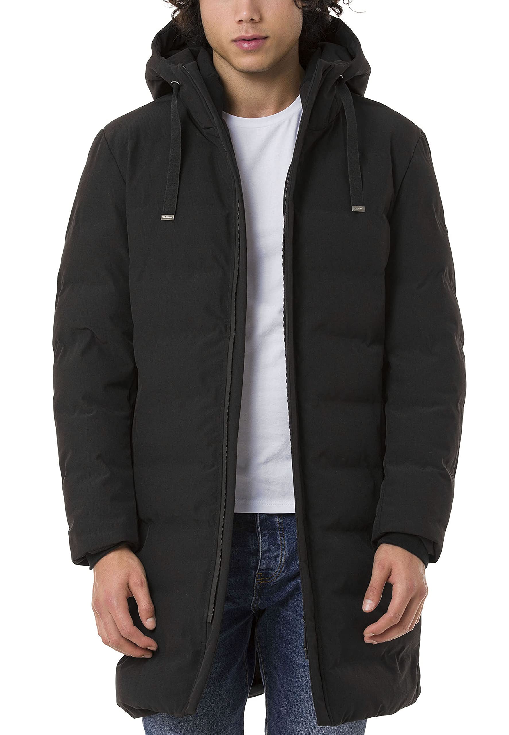 redbridge-steppmantel-pufferparka-herren-schwarz-winter image 2