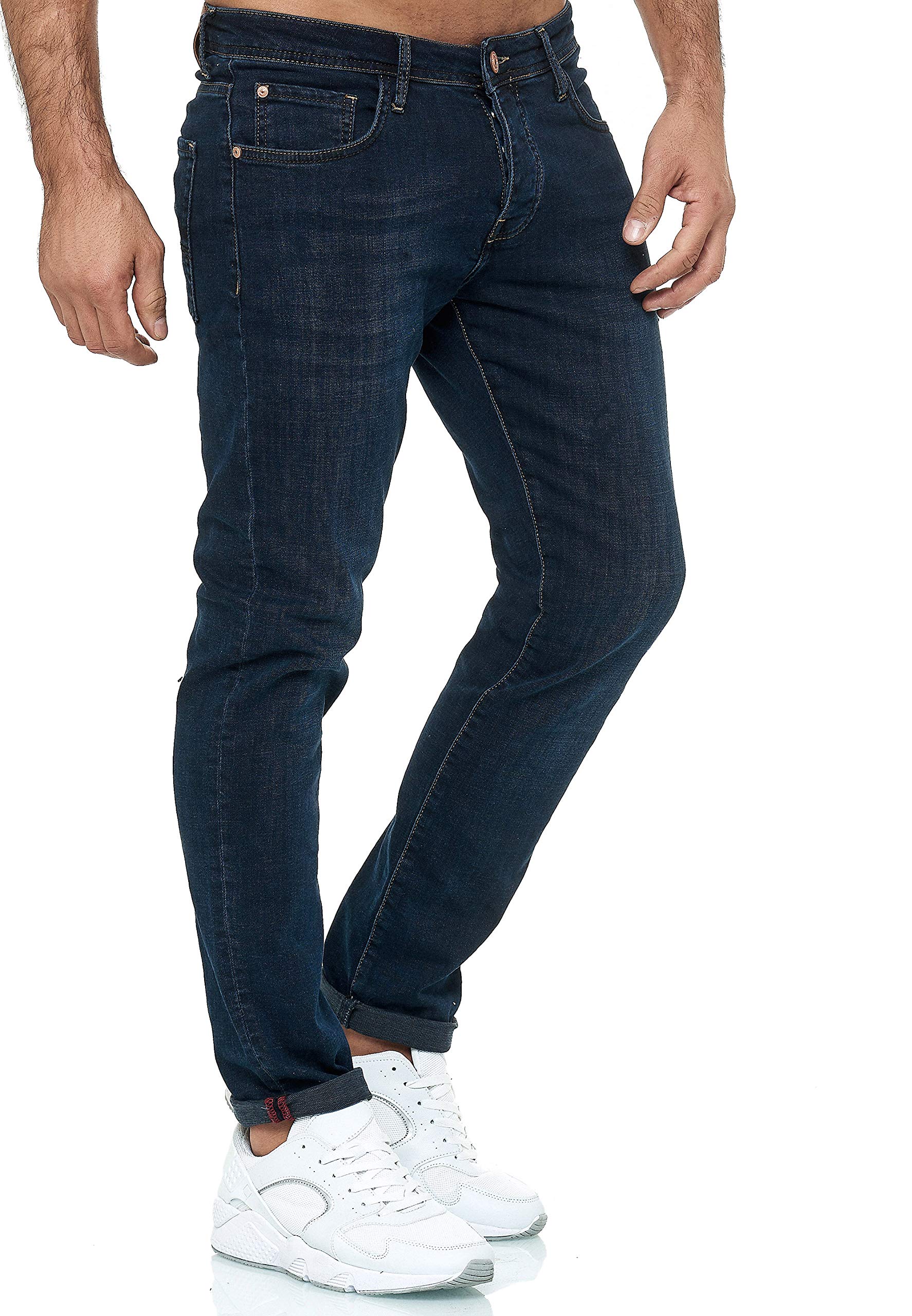redbridge-jeans-regular-slim-fit-herren-denim-hose-schwarz-stretch image 3
