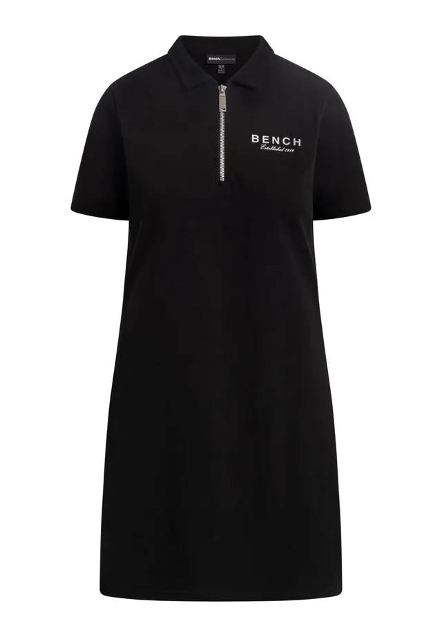 bench-durla-damen-kleid-schwarz-baumwolle-slim-fit image 1
