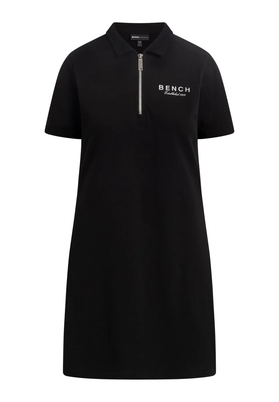 bench-durla-damen-kleid-schwarz-baumwolle-slim-fit image 1