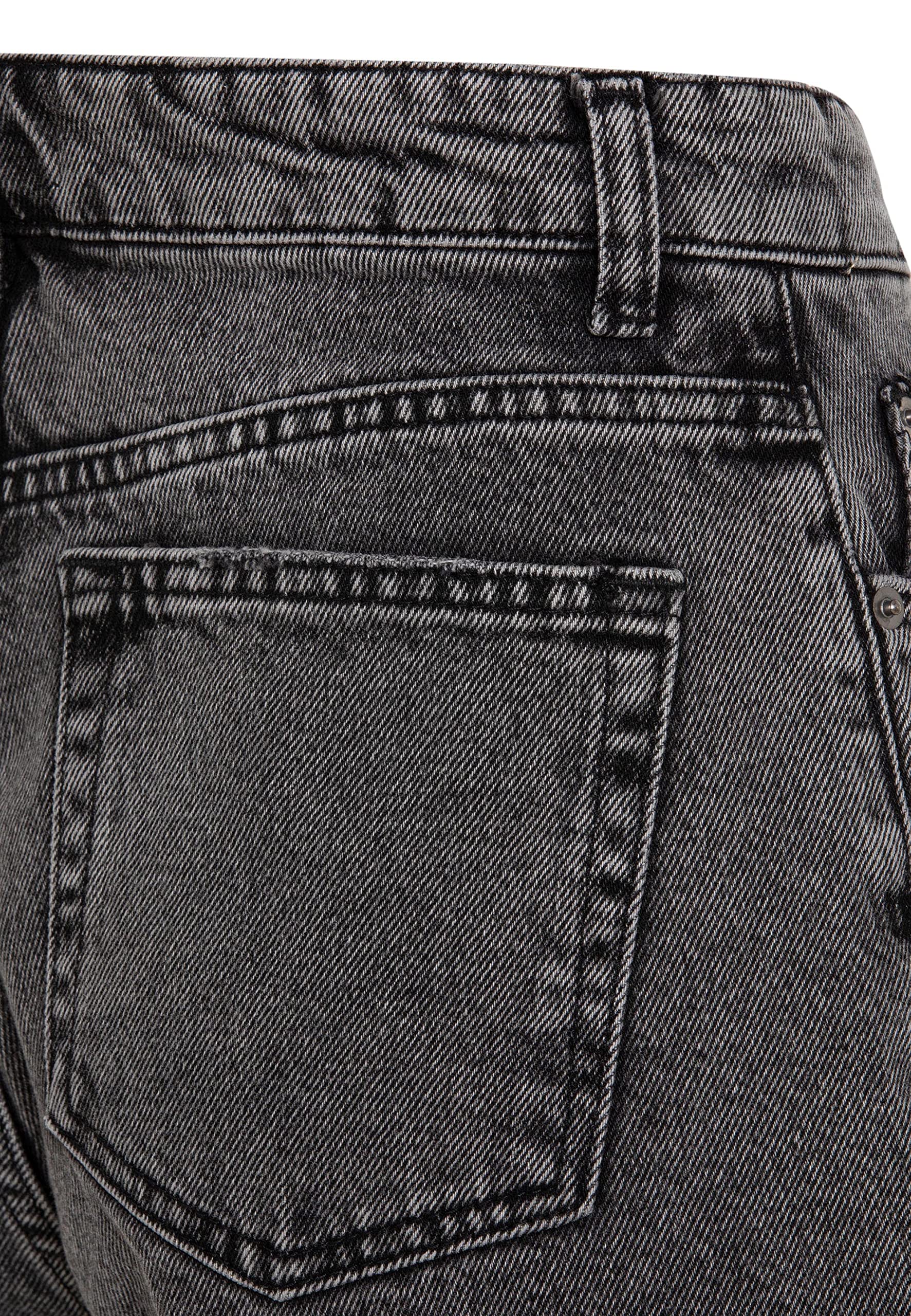 redbridge-bermuda-jeansshorts-damen-grau-w32-high-waist image 8