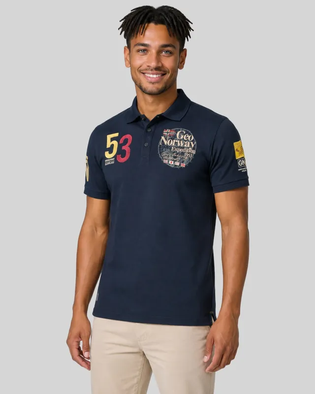 geographical-norway-kelan-herren-polo-marine-baumwolle image 1