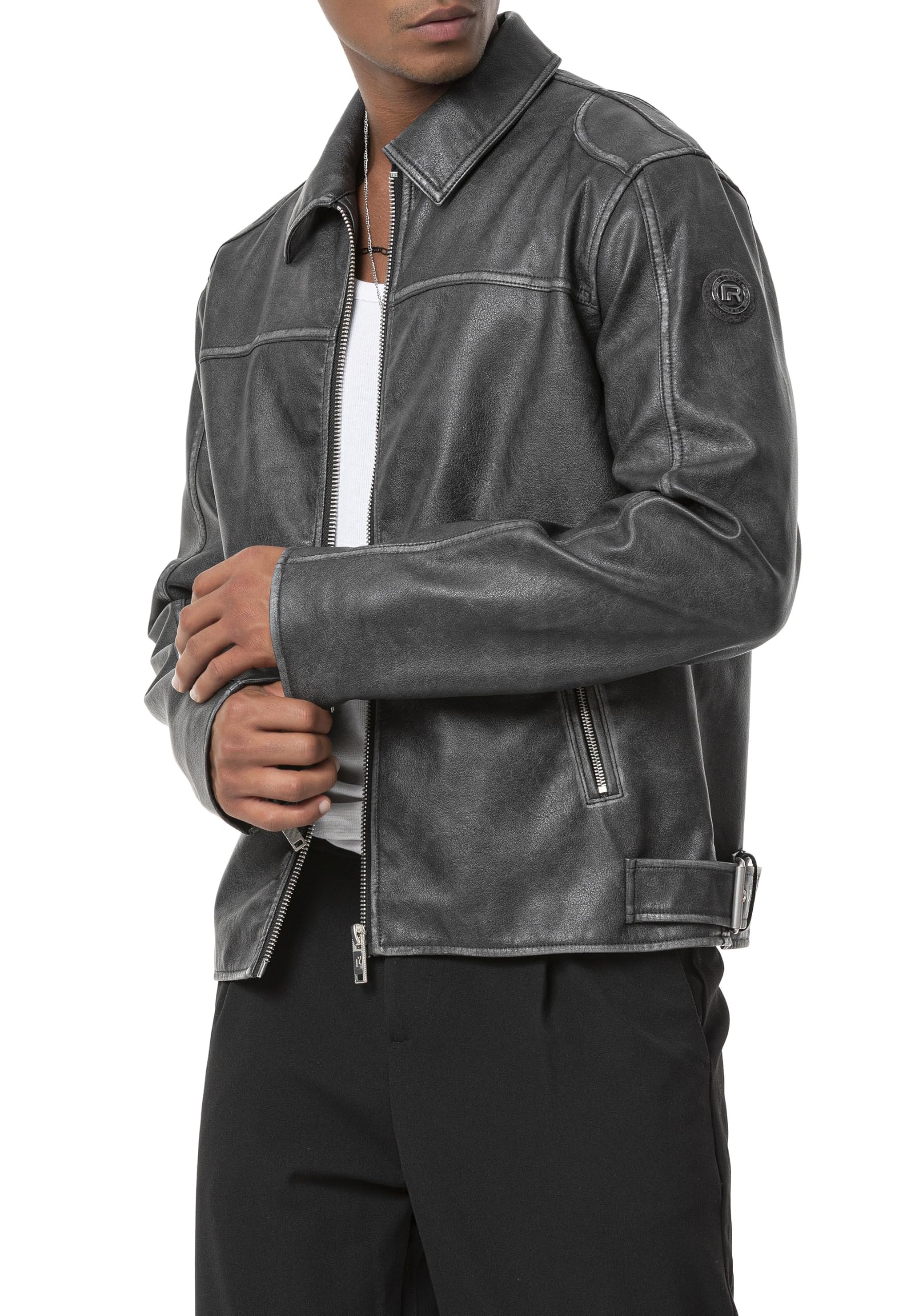 redbridge-vintage-kunstlederjacke-oversized-urban-jacke image 3