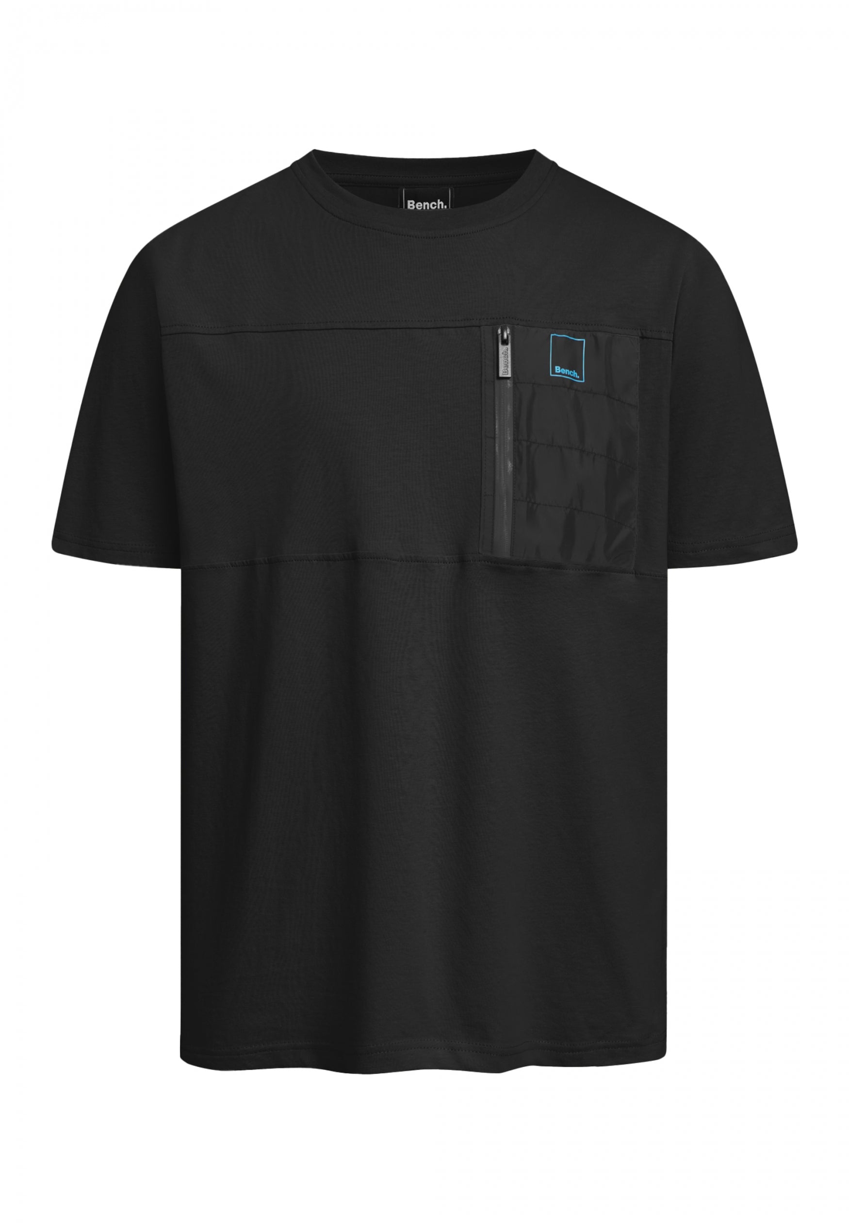 bench-sandbach-herren-t-shirt-black-baumwolle-brusttasche image 5