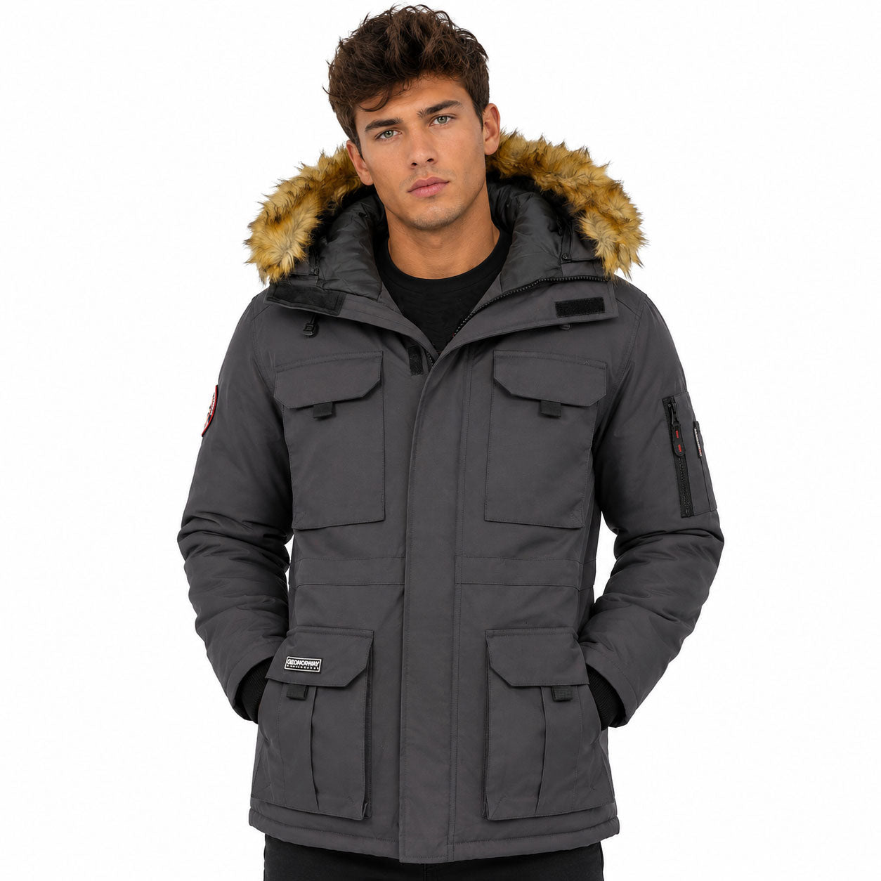 geographical-norway-alpes-herren-winterparka-schwarz image 5
