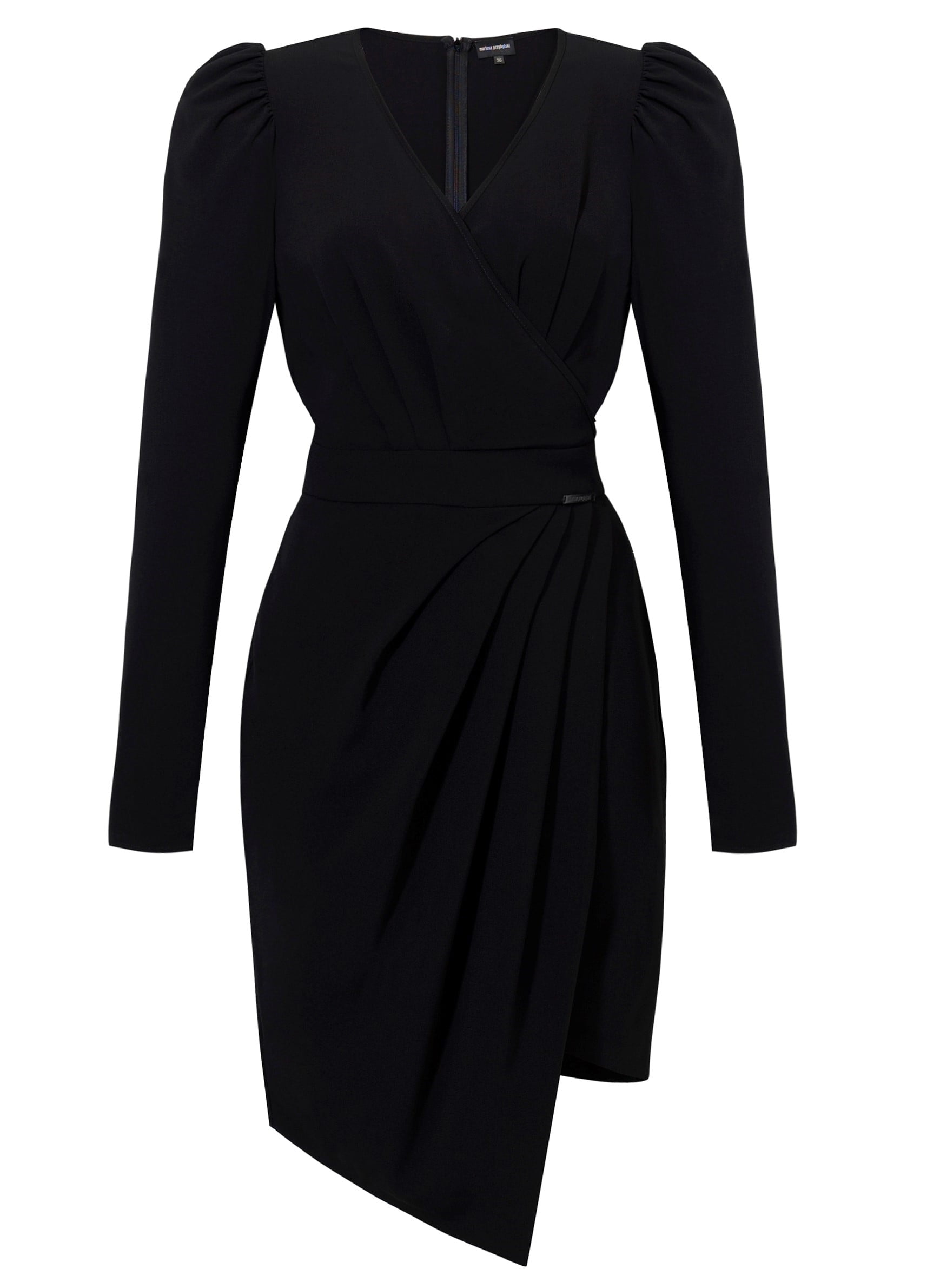 mariusz-przybylski-sukienki-wickelkleid-schwarz image 1