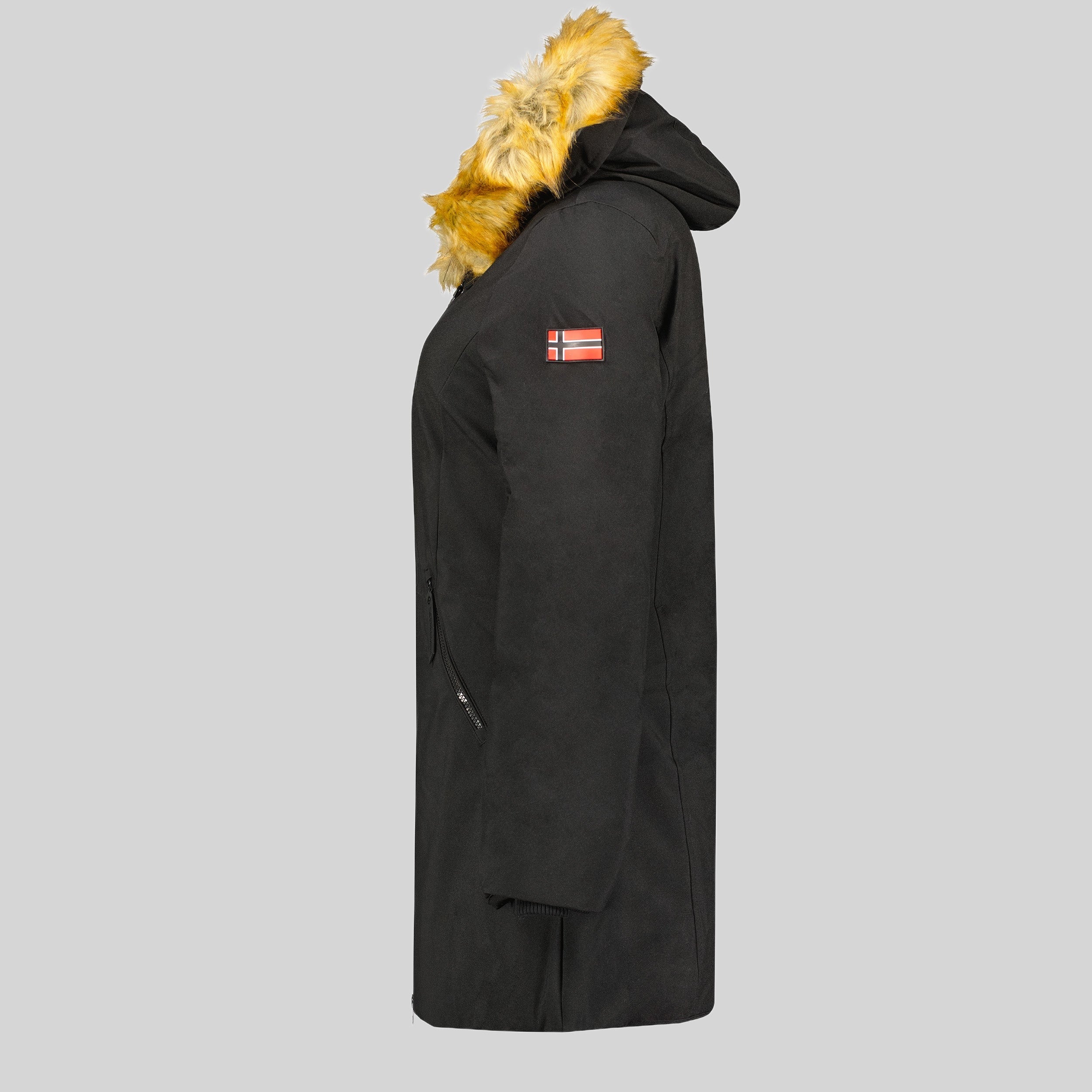 geographical-norway-adelaide-damen-parka-winterjacke-schwarz image 4