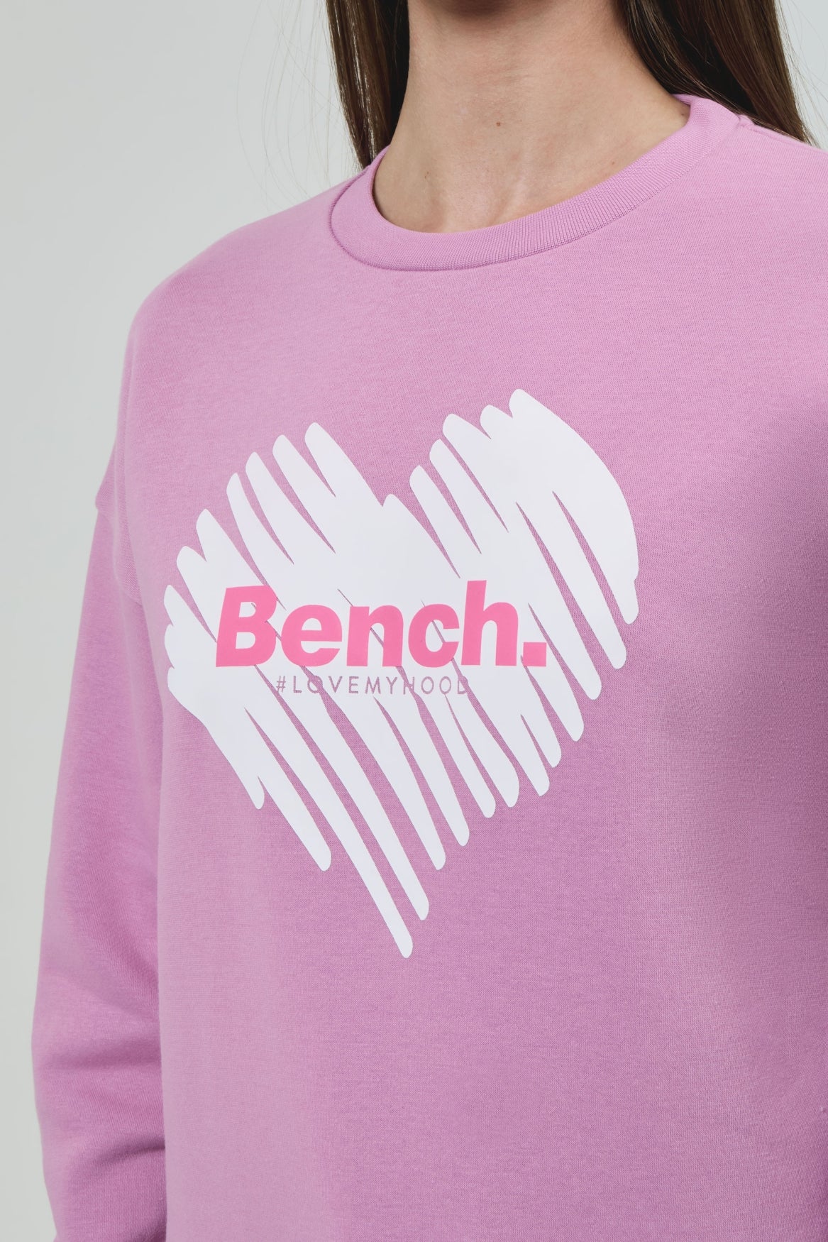 bench-ranah-sweatshirt-damen-violet-baumwolle-rundhals image 8