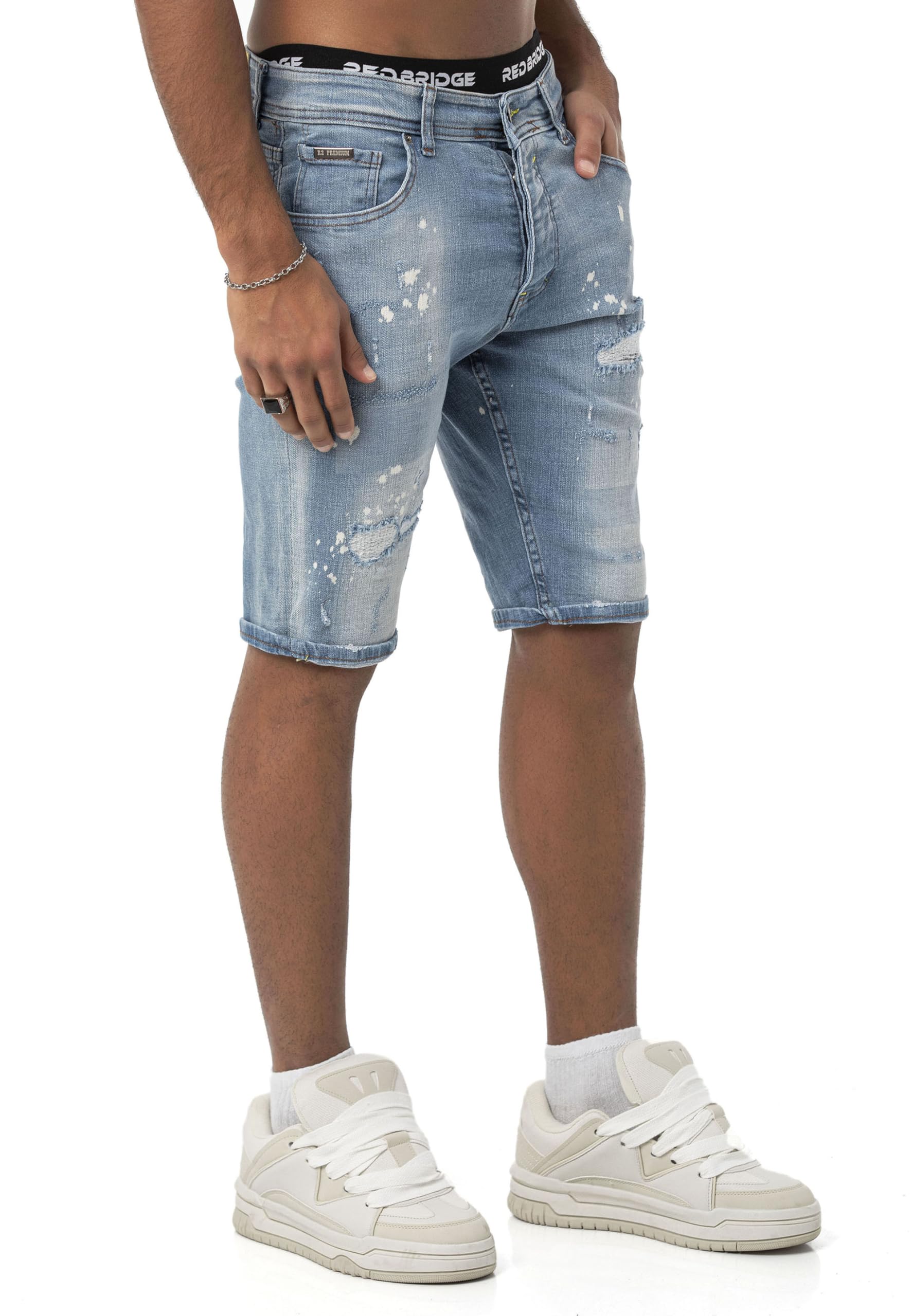 redbridge-m4896-jeans-shorts-herren-destroyed-stretch image 3