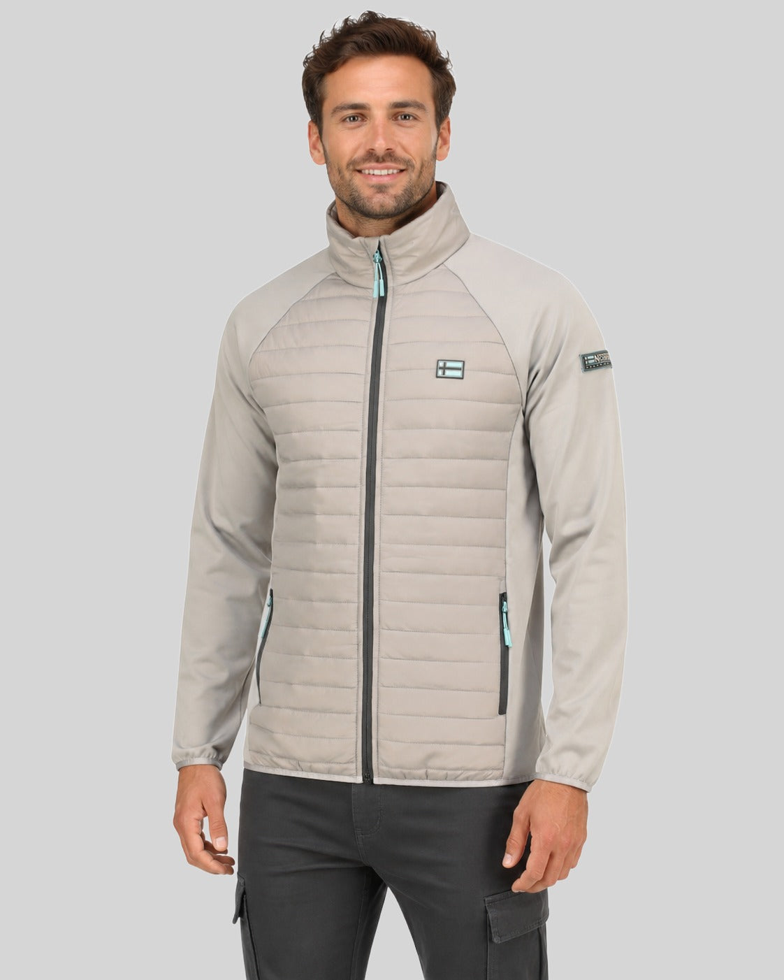geographical-norway-touro-fleecejacke-herren-hellgrau-warm image 1
