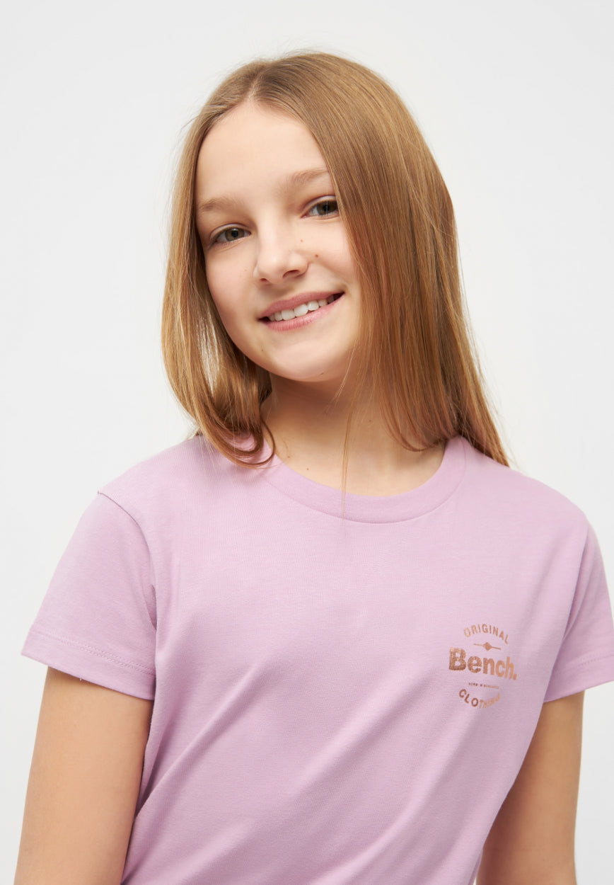 bench-shiny-t-shirt-m-dchen-kurzarm-mauve image 4