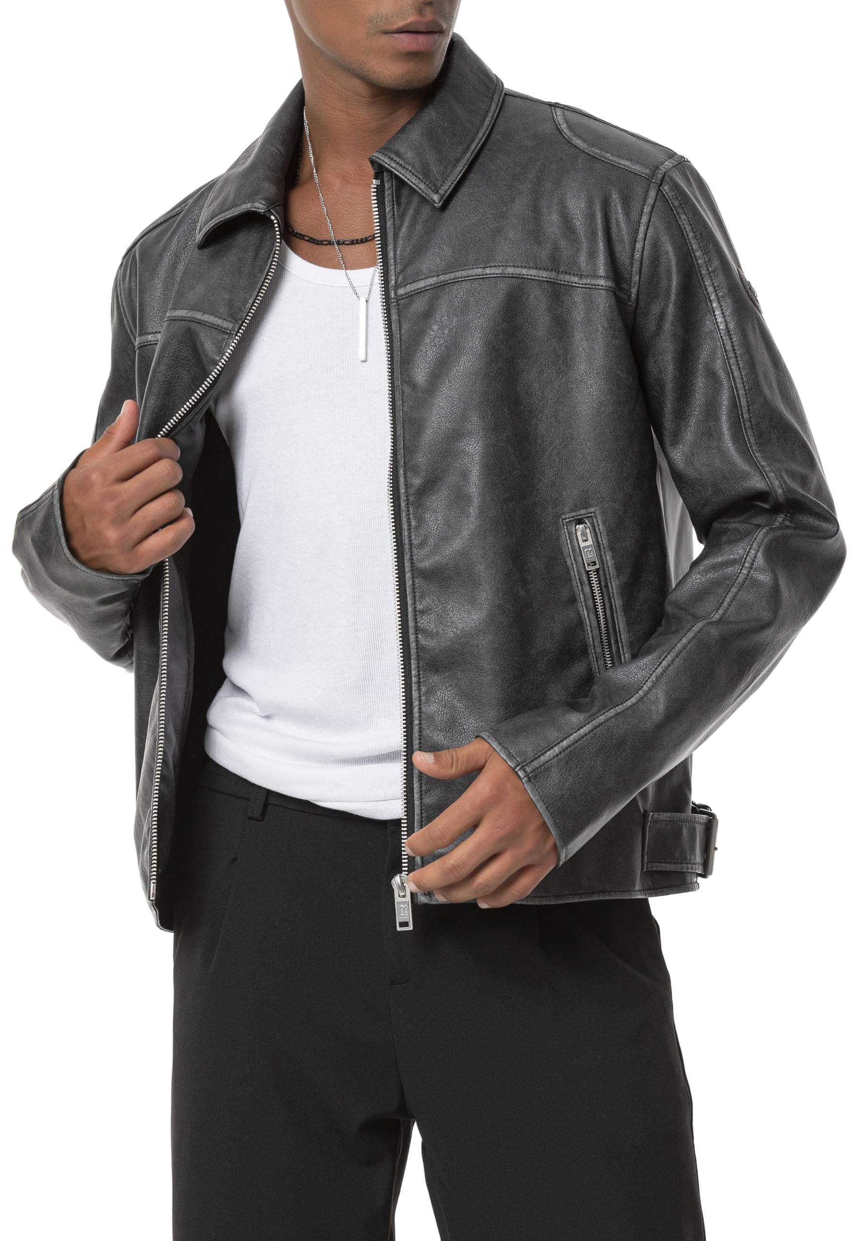 redbridge-vintage-kunstlederjacke-oversized-urban-jacke image 1