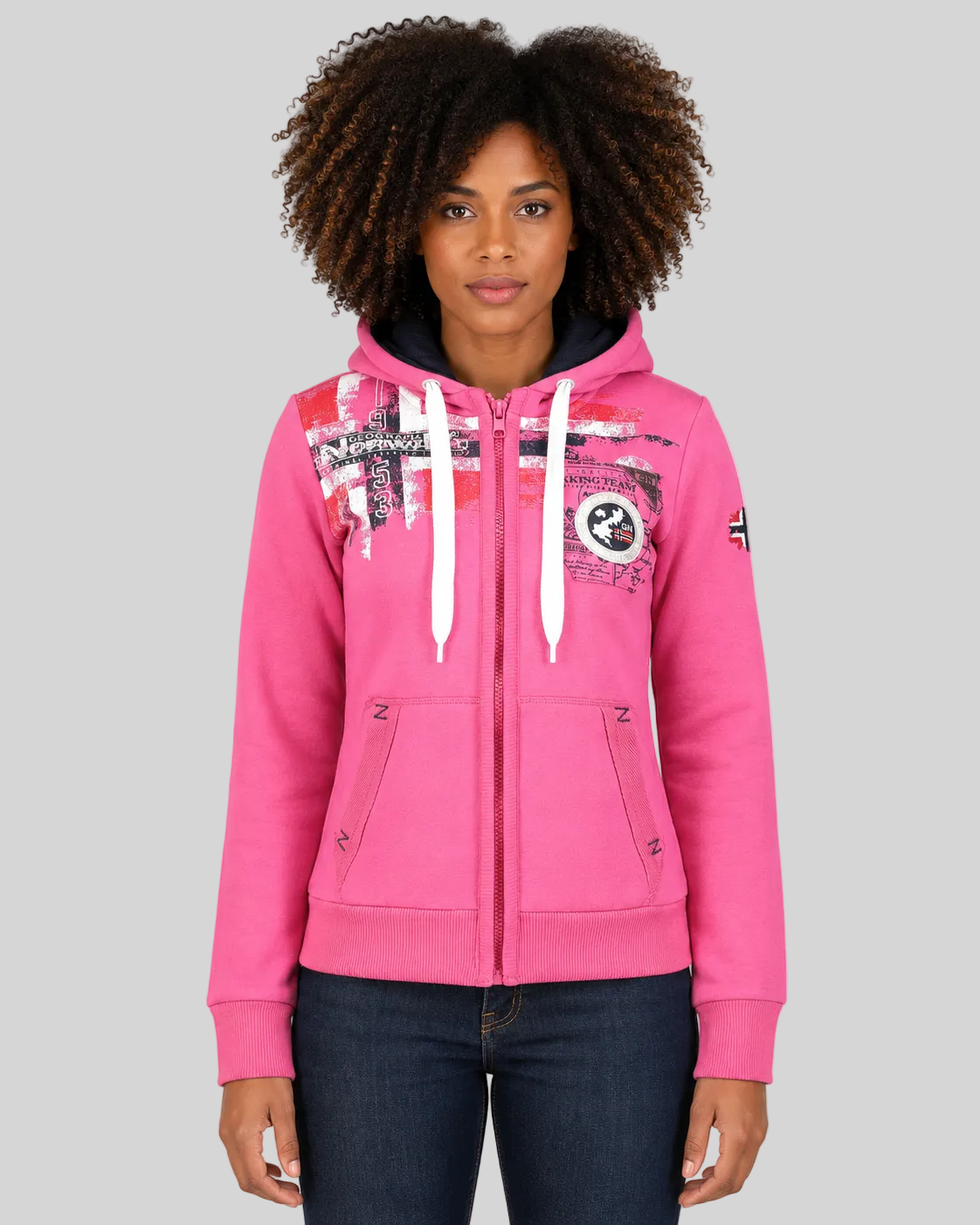 geographical-norway-fespote-damen-sweatjacke-hoodie-rei-verschluss image 1