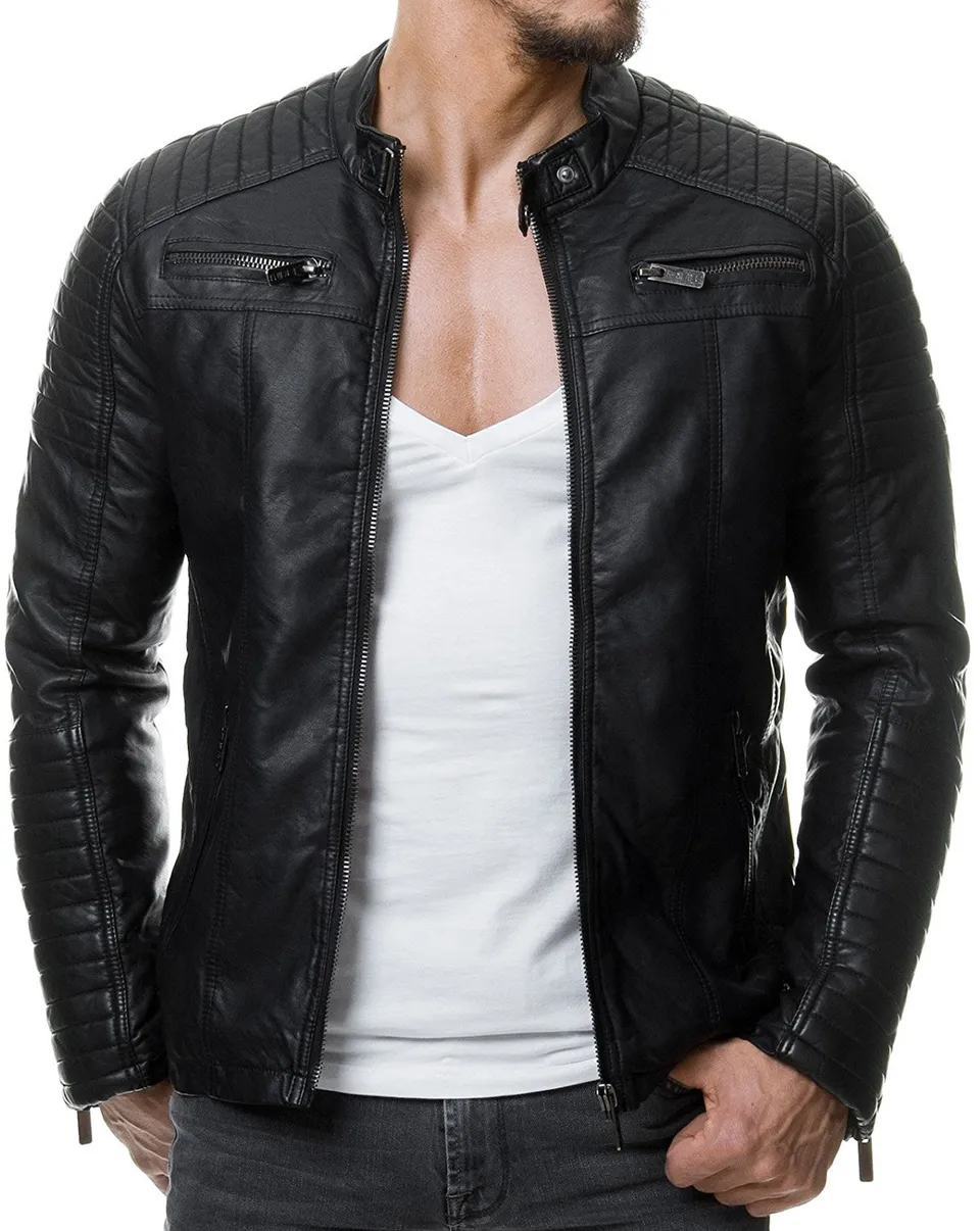 redbridge-bikerjacke-kunstleder-herren-schwarz-xl image 1