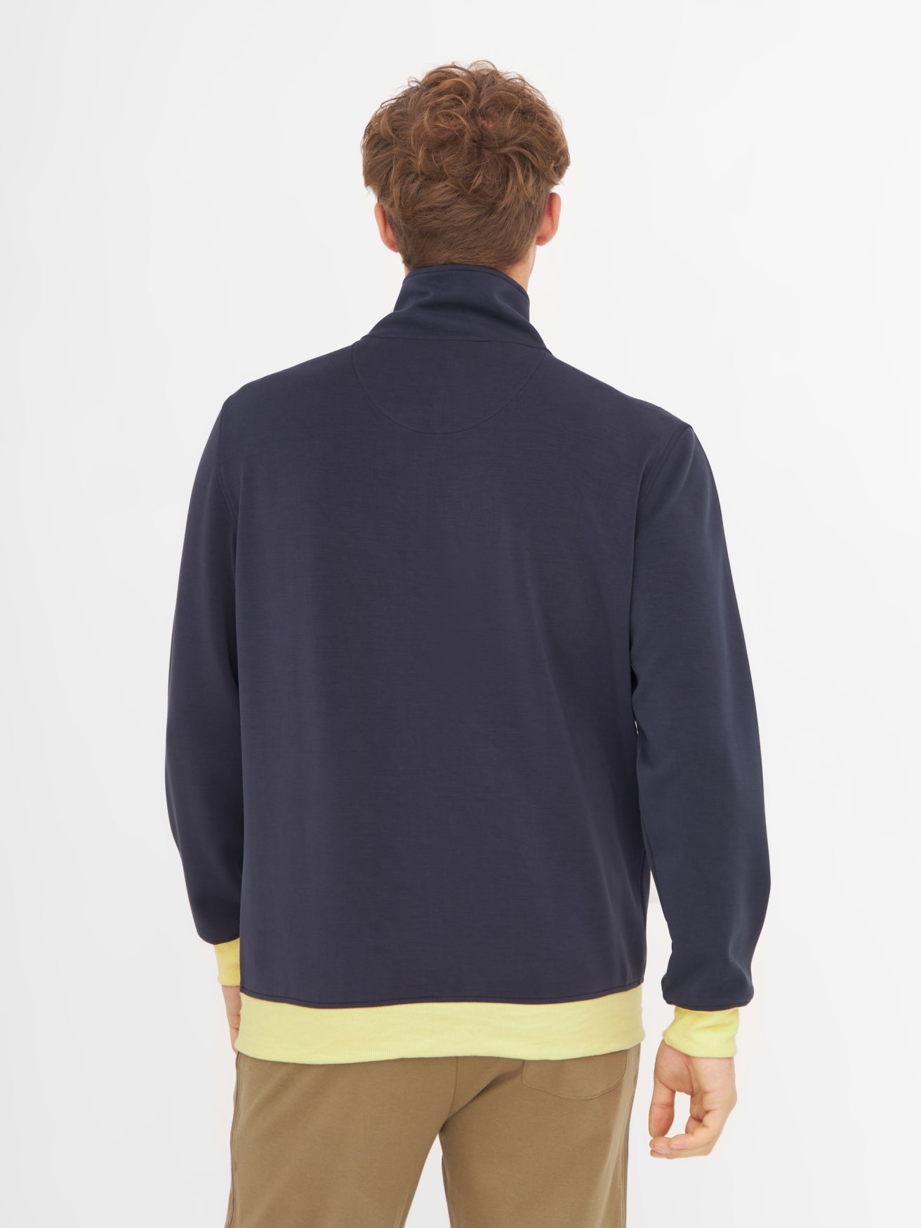 bench-anzio-sweatjacke-herren-blau-stehkragen-regular image 7