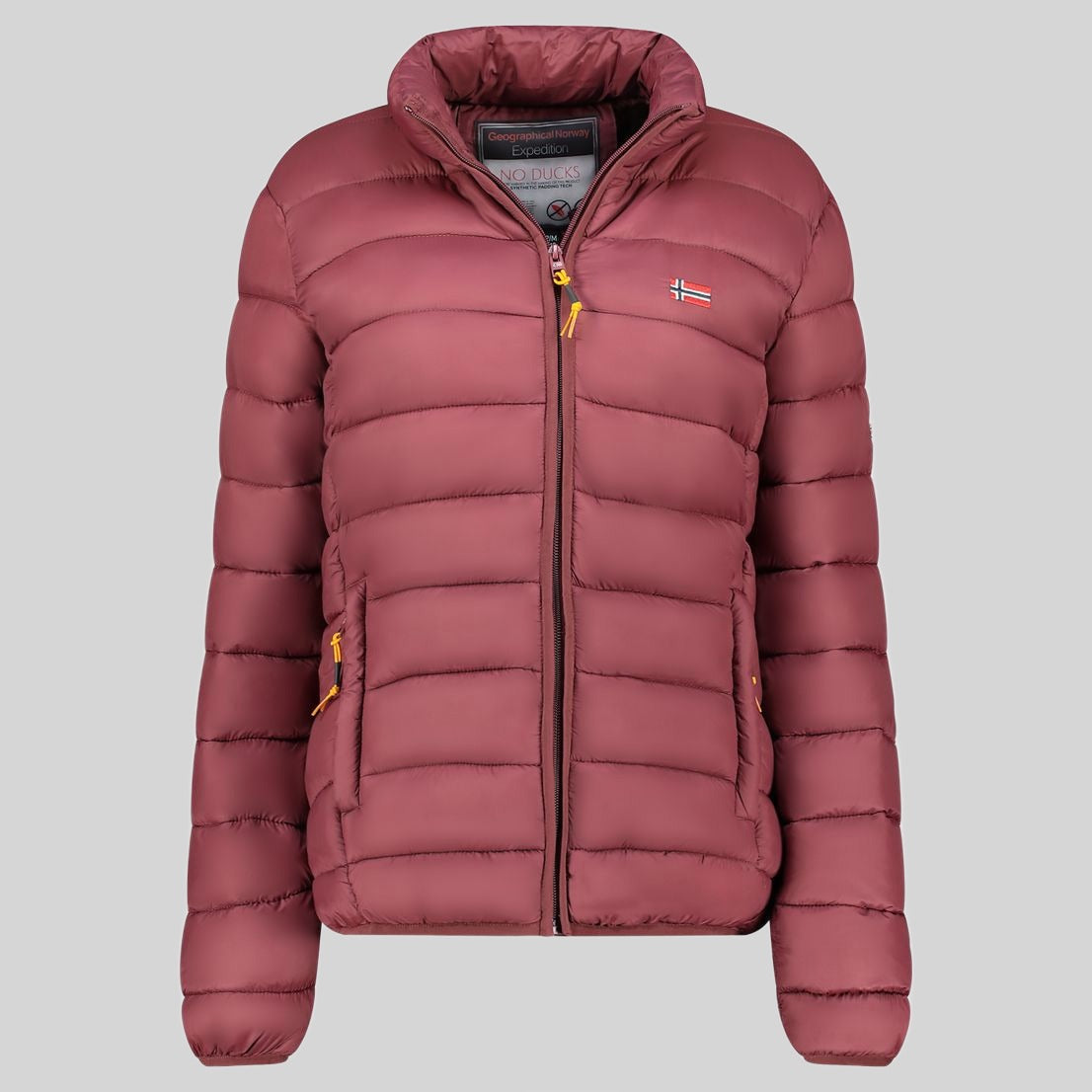 geographical-norway-atikolor-basic-damen-steppjacke-bordeaux image 3