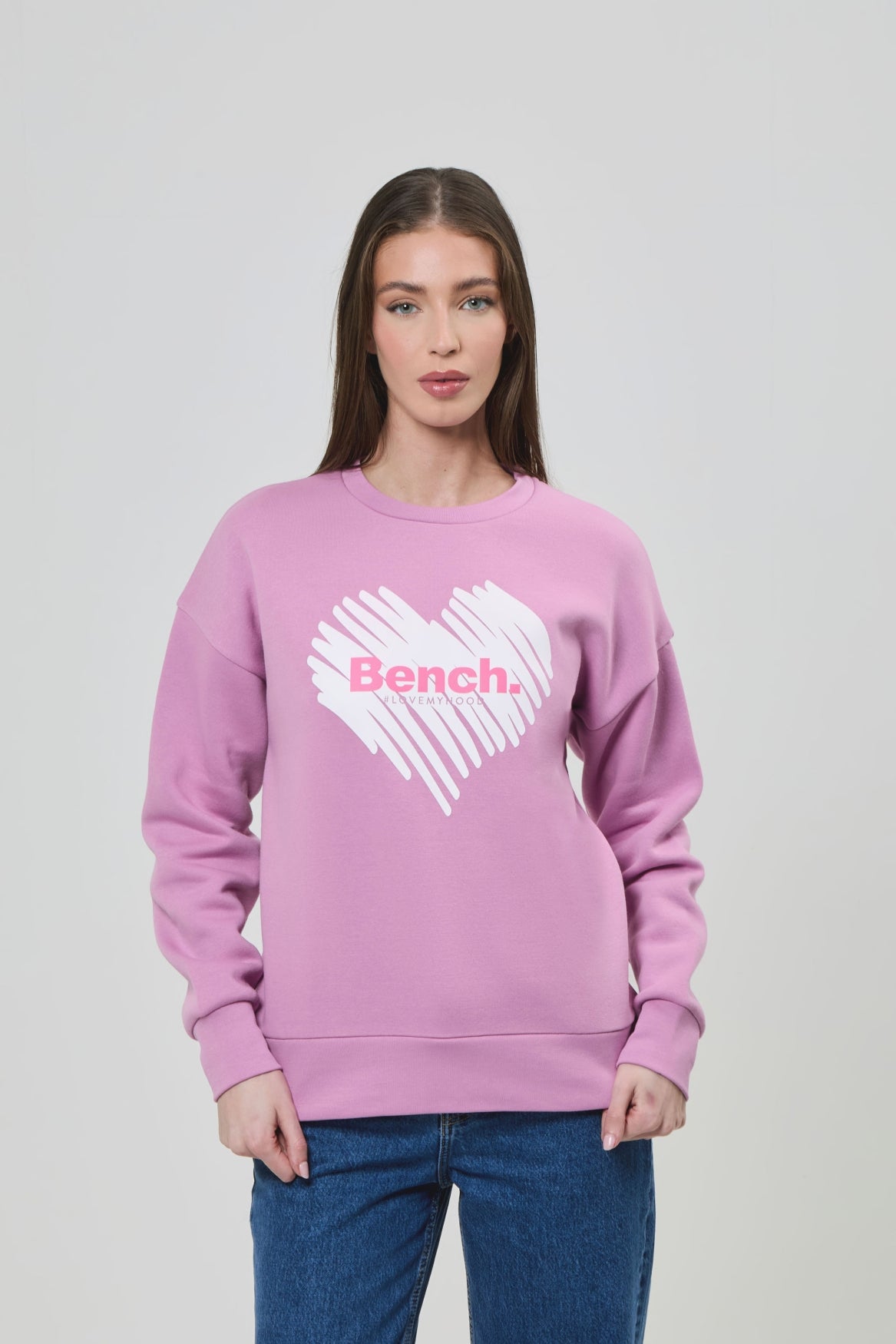 bench-ranah-sweatshirt-damen-violet-baumwolle-rundhals image 6