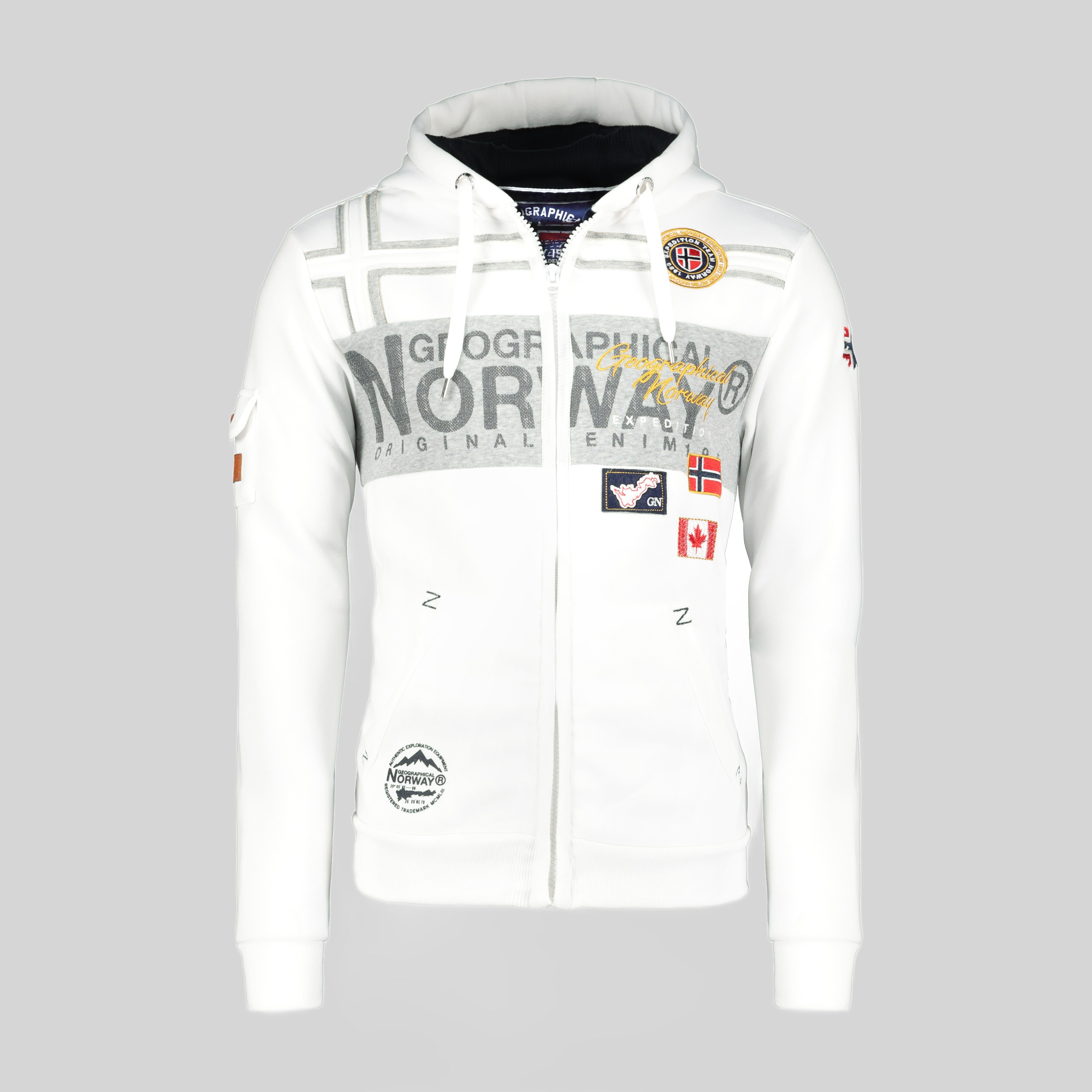 geographical-norway-garadock-hoodie-herren-schwarz-zip image 3