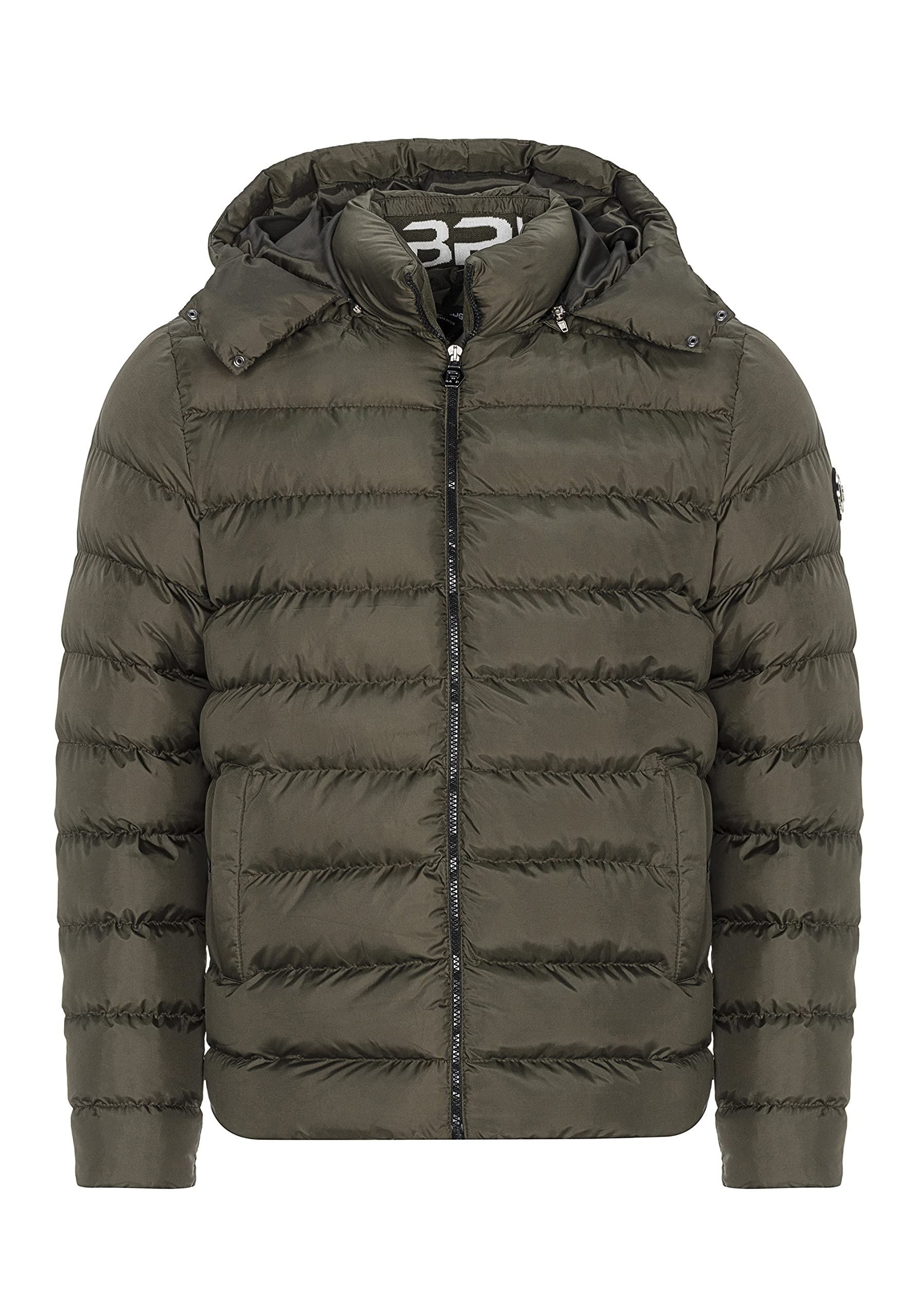 redbridge-winterjacke-herren-kapuze-hoher-kragen-khaki image 1