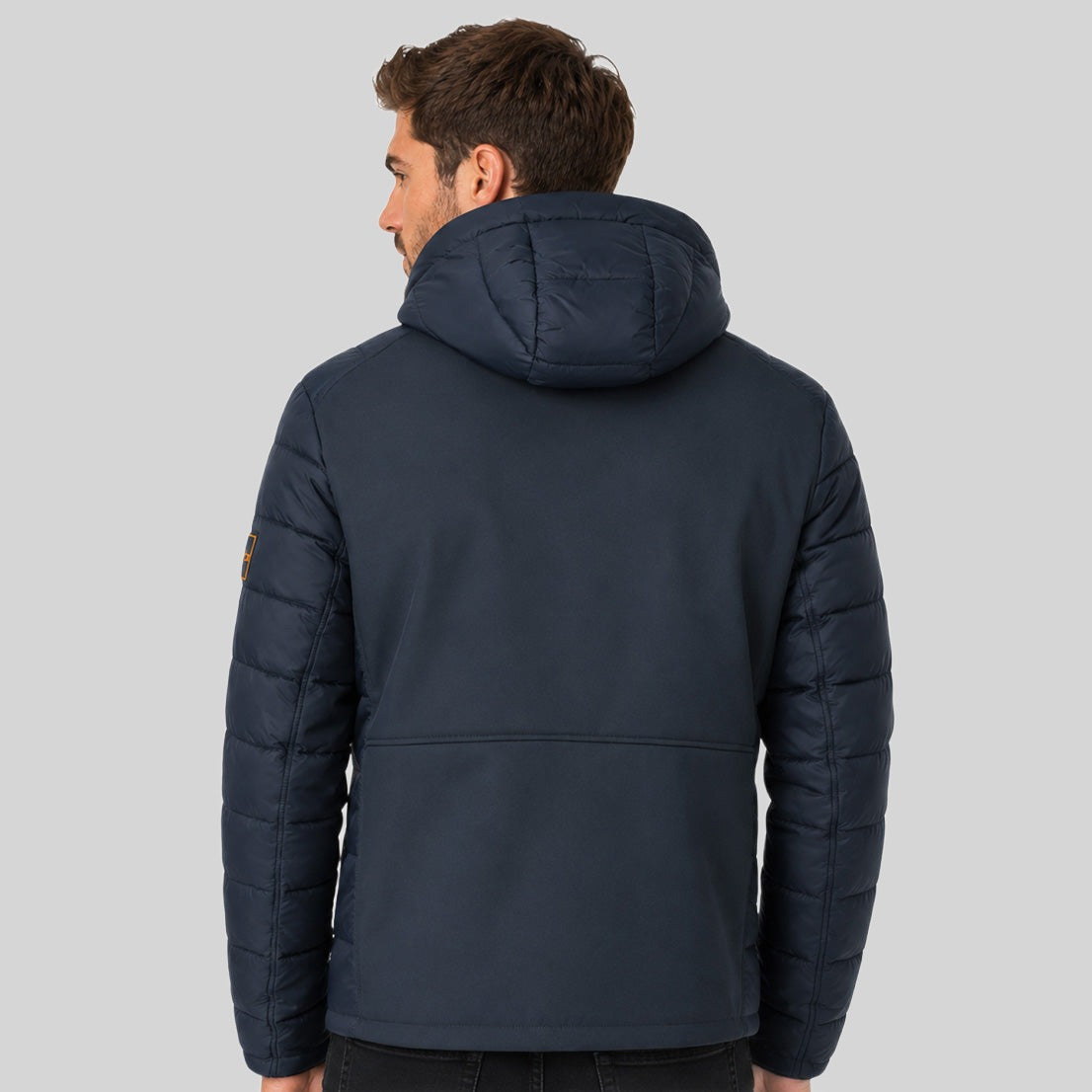 geographical-norway-cortez-herren-daunenjacke-bi-material-kapuze image 2