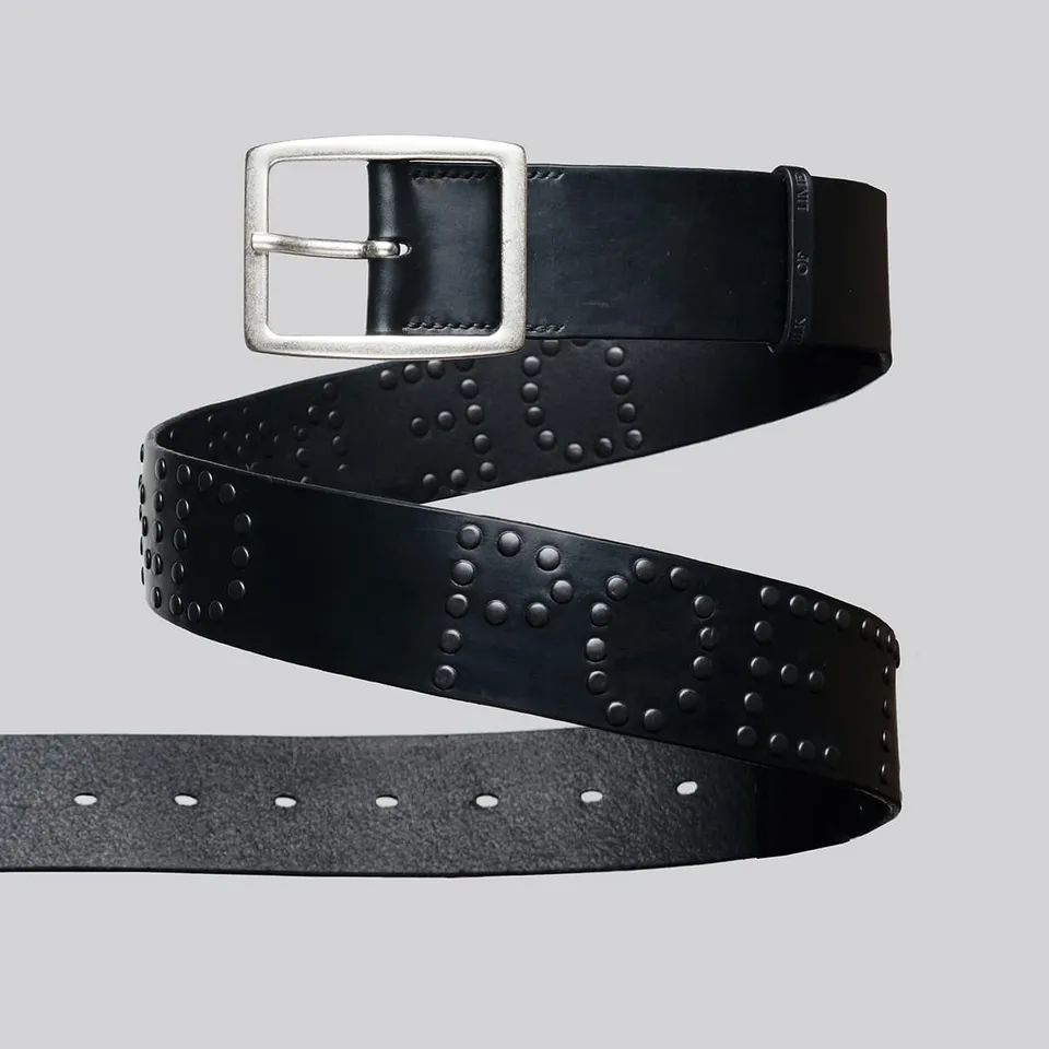 milk-of-lime-poetry-belt-g-rtel-schwarz-made-to-order image 1