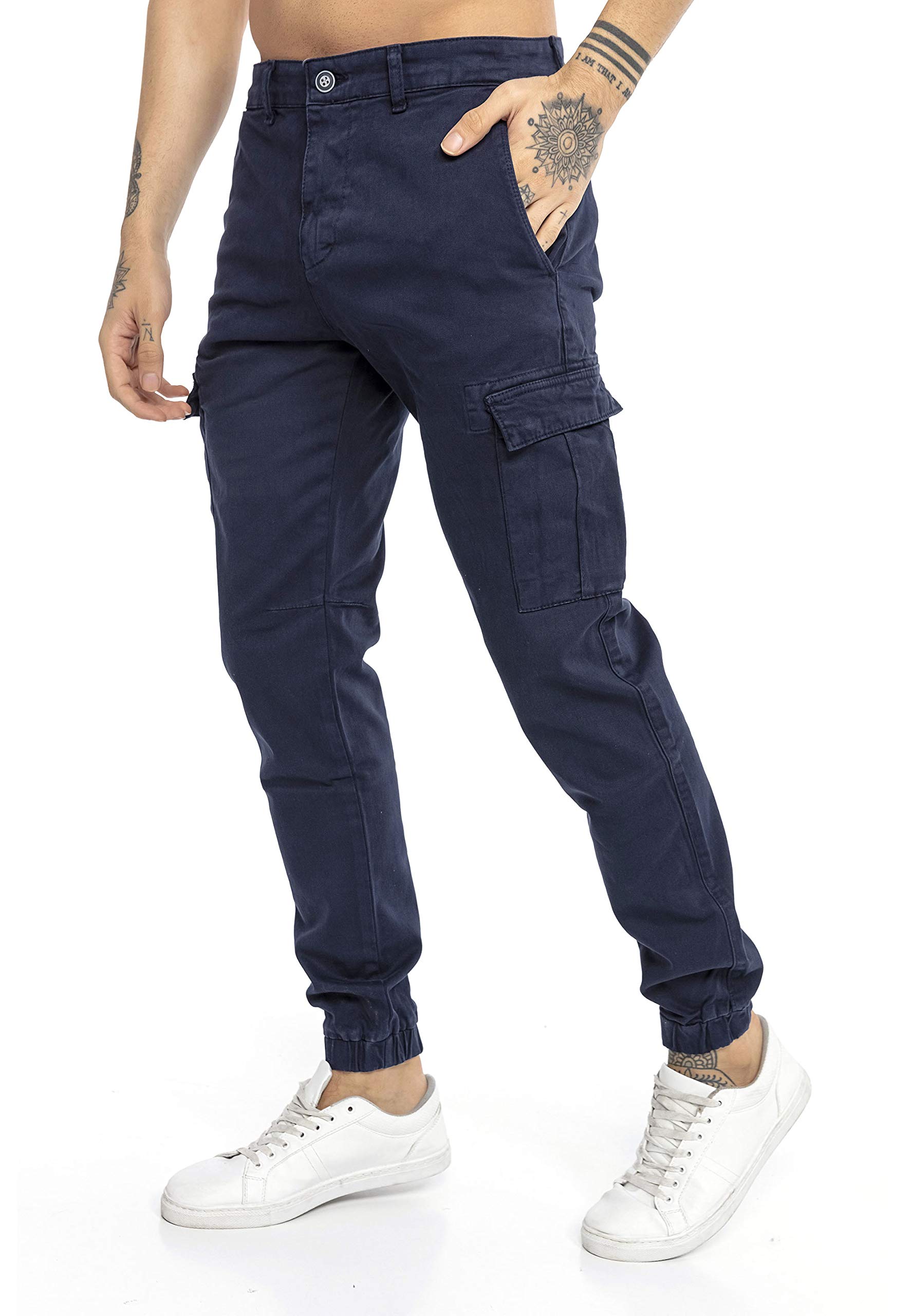 redbridge-m4263-jogger-jeans-cargo-herren-32w-32l-schwarz-stretch image 1