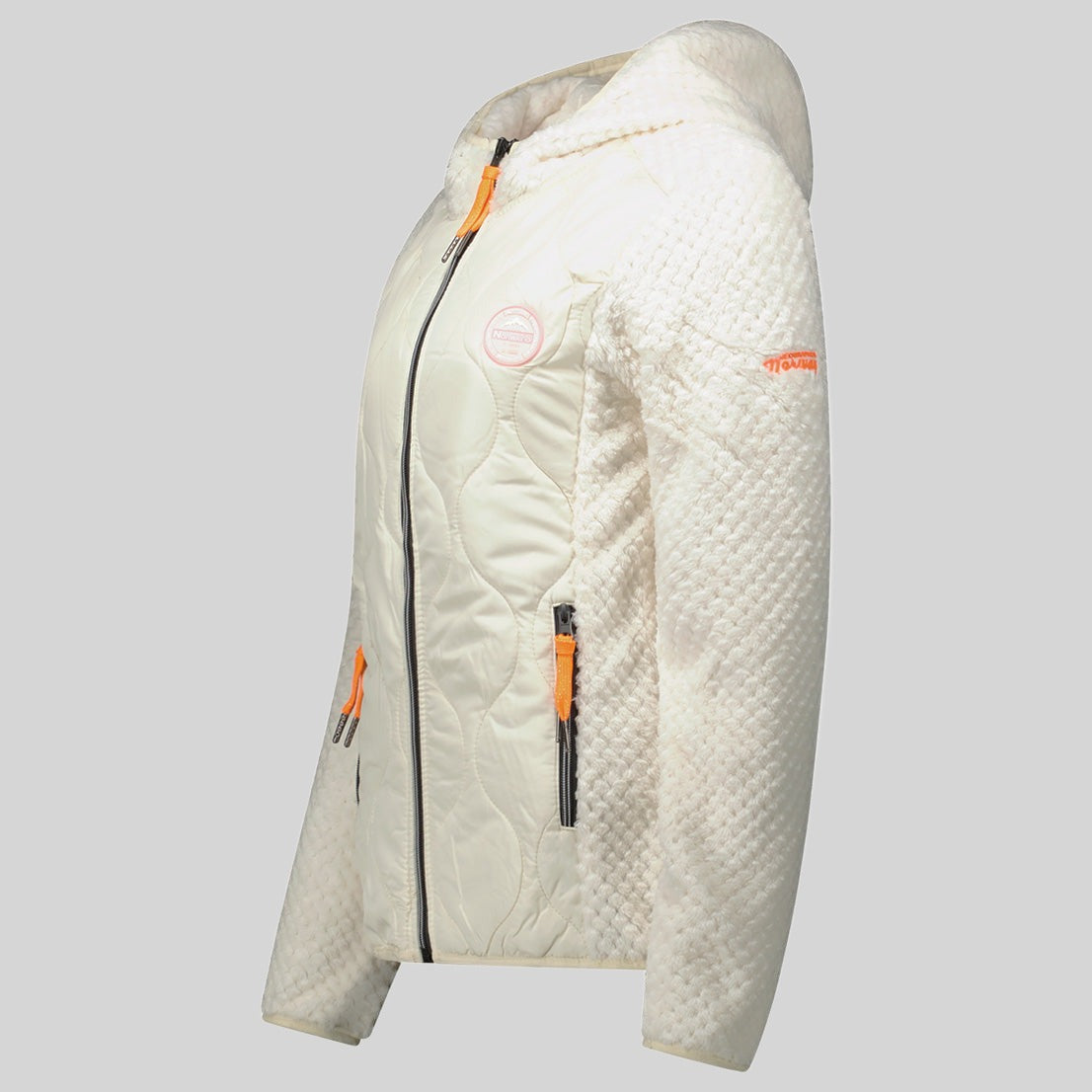 geographical-norway-torsade-fleecejacke-damen-creme image 5