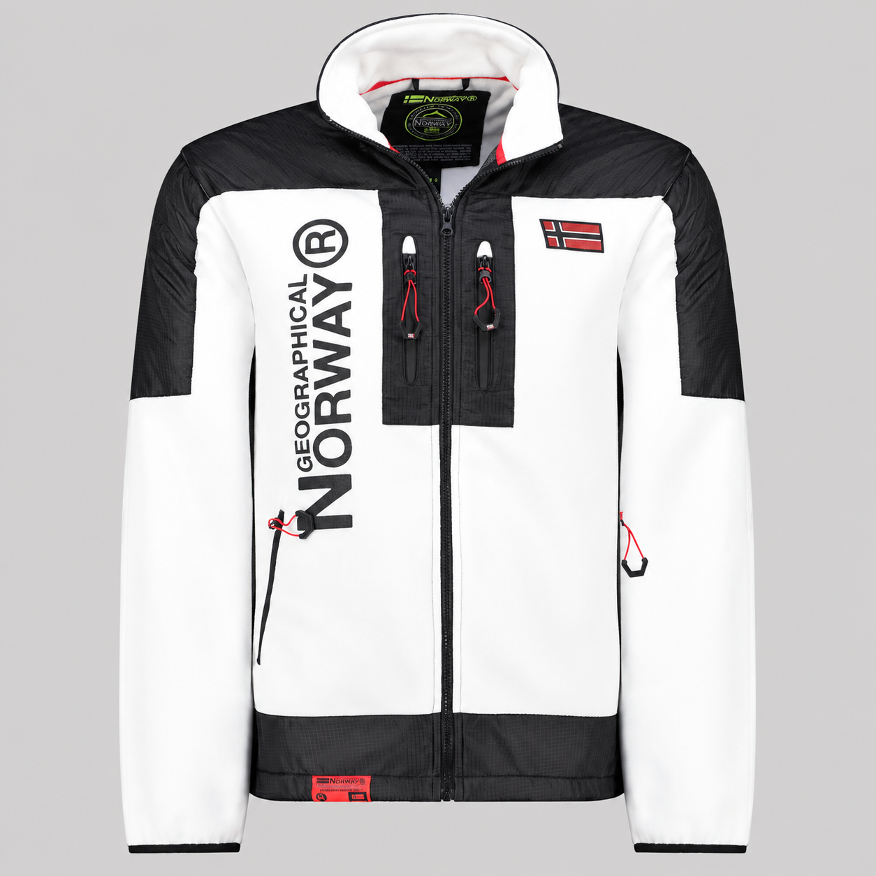 geographical-norway-tulene-fleecejacke-herren-kaki-warm image 3